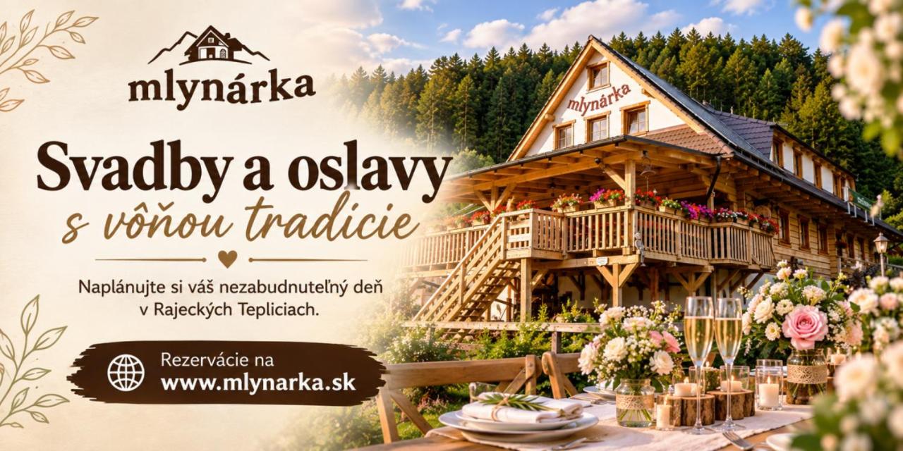 Penzión Mlynárka - Chambres d'hôtes Rajecké Teplice