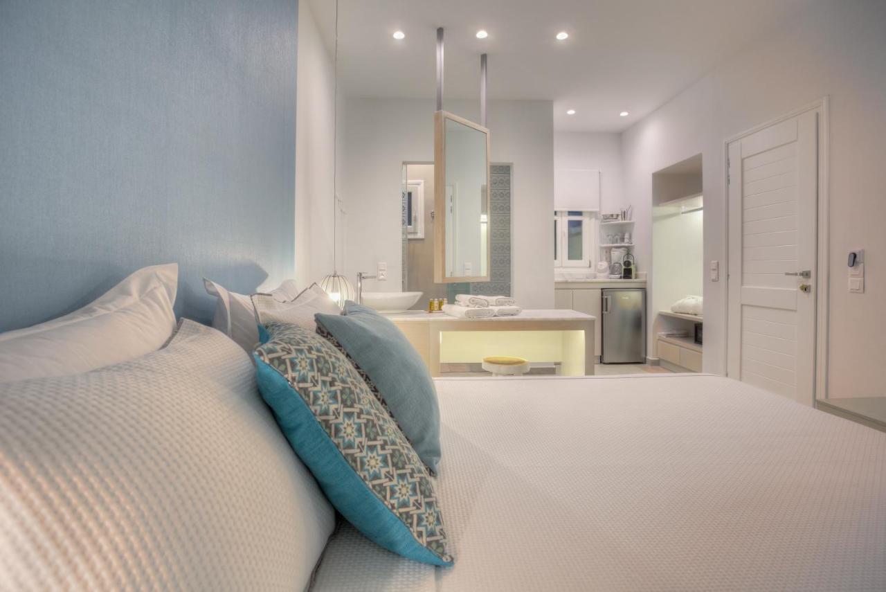 Deluxe Doppelzimmer mit Terrasse und teilweisem Meerblick
