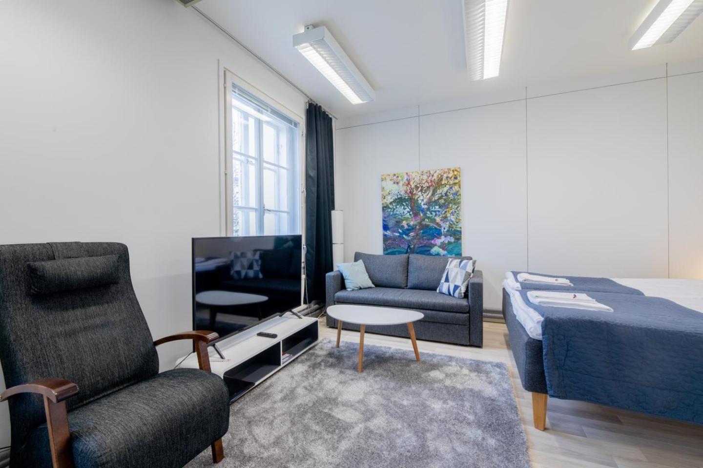 Tyylikäs City Studio, Terassi Ja Ilmainen Parkki Vanha Postitalo 3