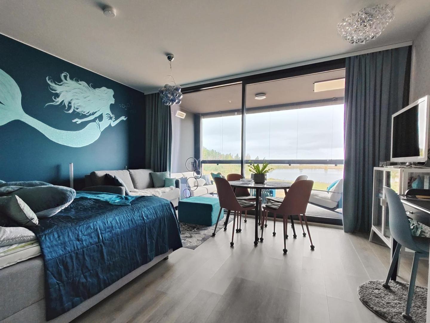 Marina Mermaid Seaview Hiekkasärkät - Uusi Merinäköalahuoneisto, Sisältää Liinavaatteet 3