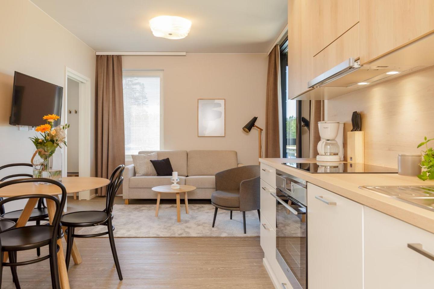 Marina Chalets 1 Bedroom Apartments By Hiekka Booking - Sisältää Liinavaatteet Ja Loppusiivouksen 4
