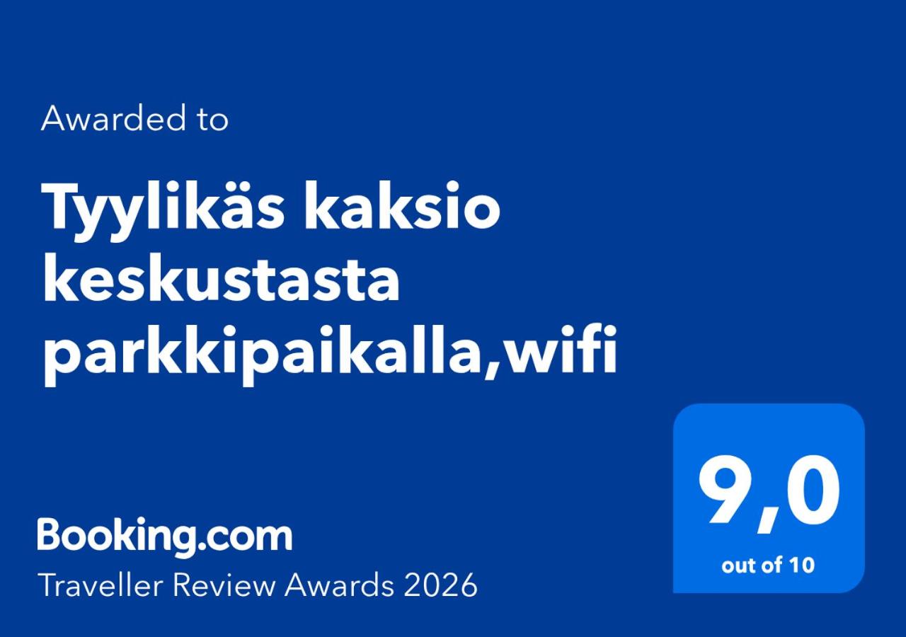 Tyylikäs Kaksio Keskustasta Parkkipaikalla,wifi 2