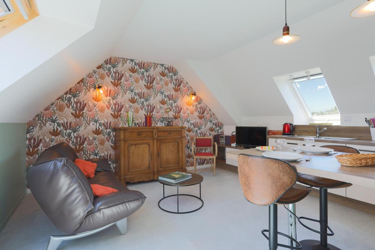 Appartement cozy, 2 chambres, avec jardin