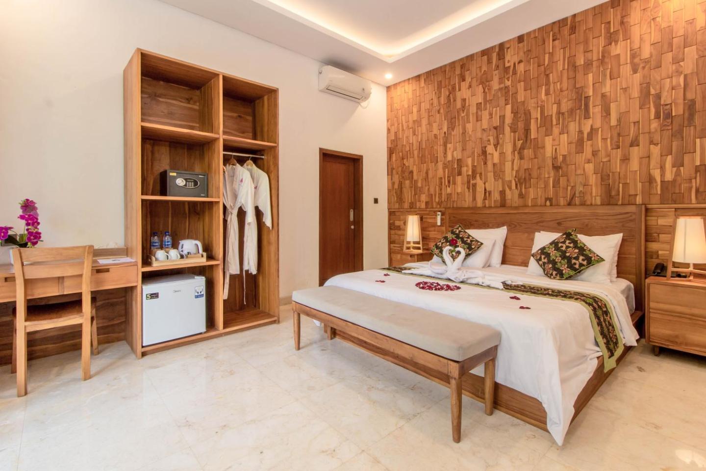 Comfortable guest room interior at Barkah Kareem