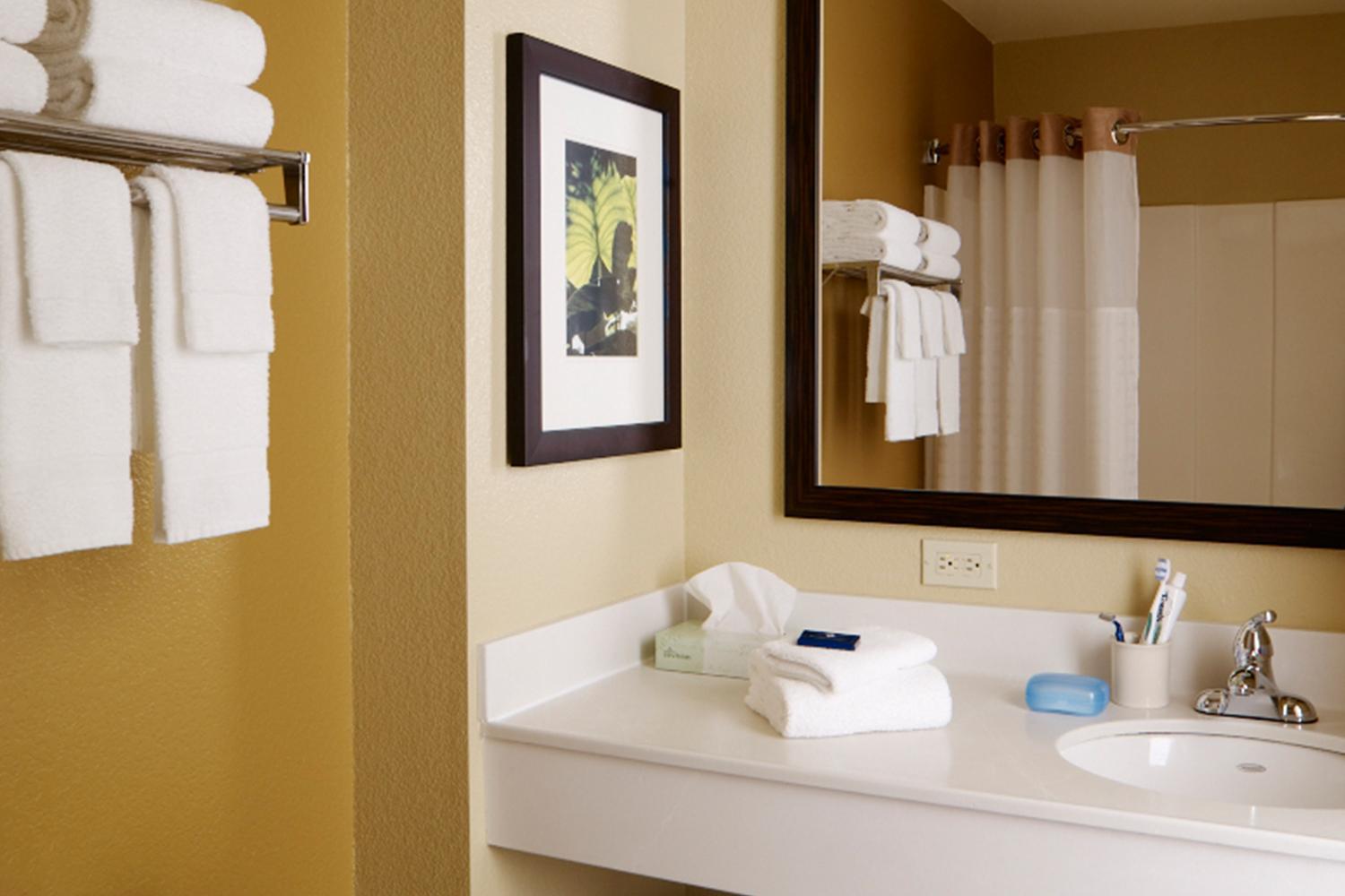 Bathroom 4, Extended Stay America Suites Phoenix Airport, Maricopa