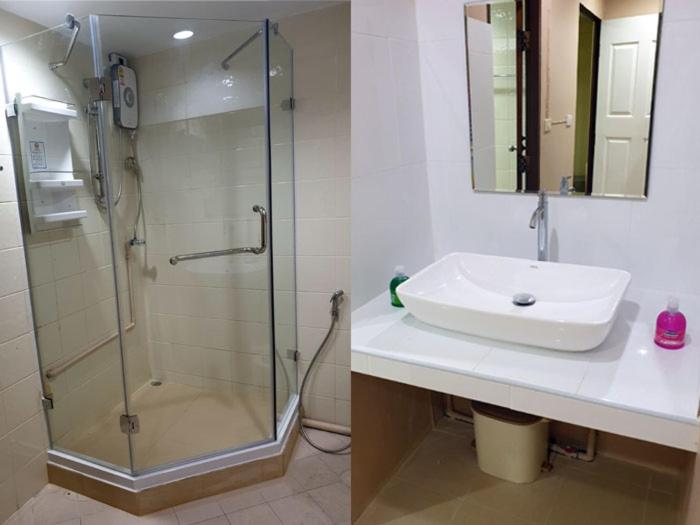 Bathroom, Oasis Hostel and Bar, Phuket Island