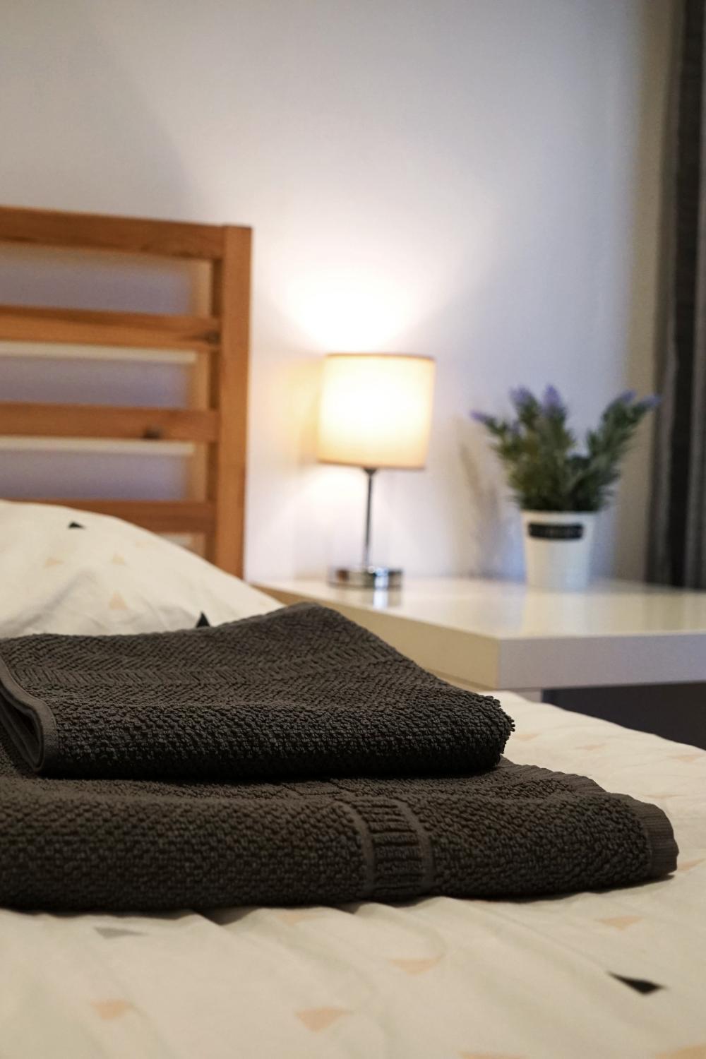 Bed, Monteurwohnung Oyten bei Bremen A1 dat Landhuus, Verden