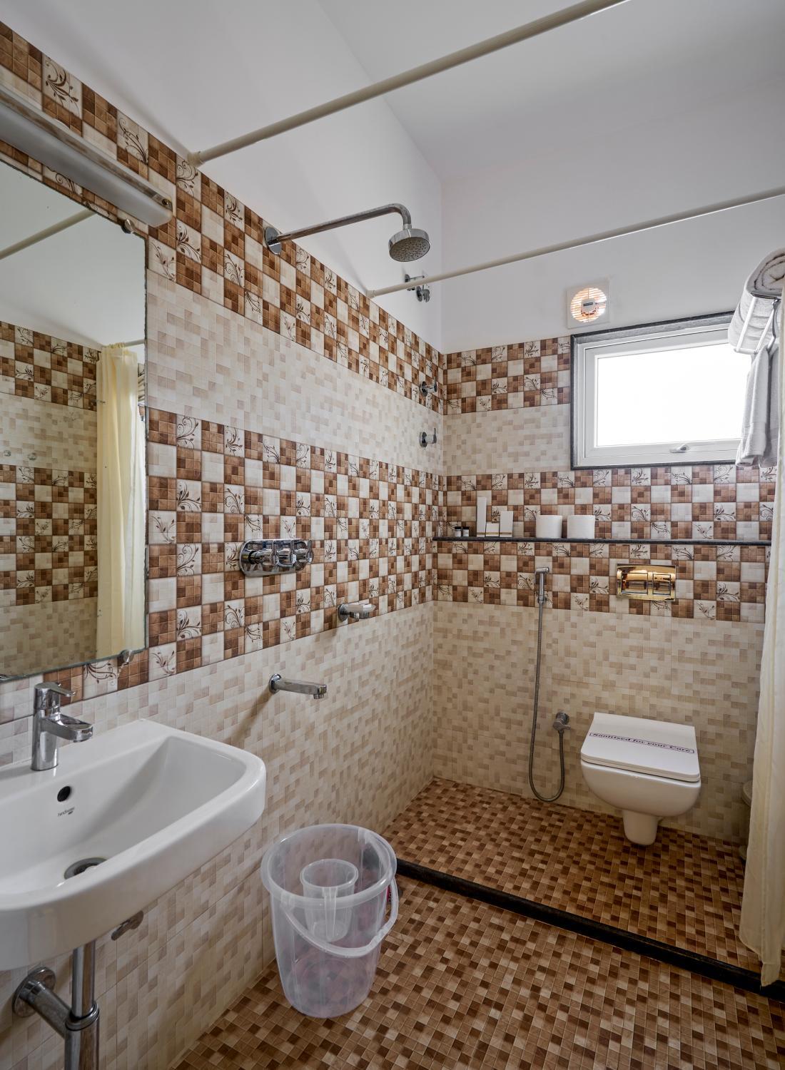 Bathroom, Sanctum Luxury Serviced Apartments, Chikmagalur