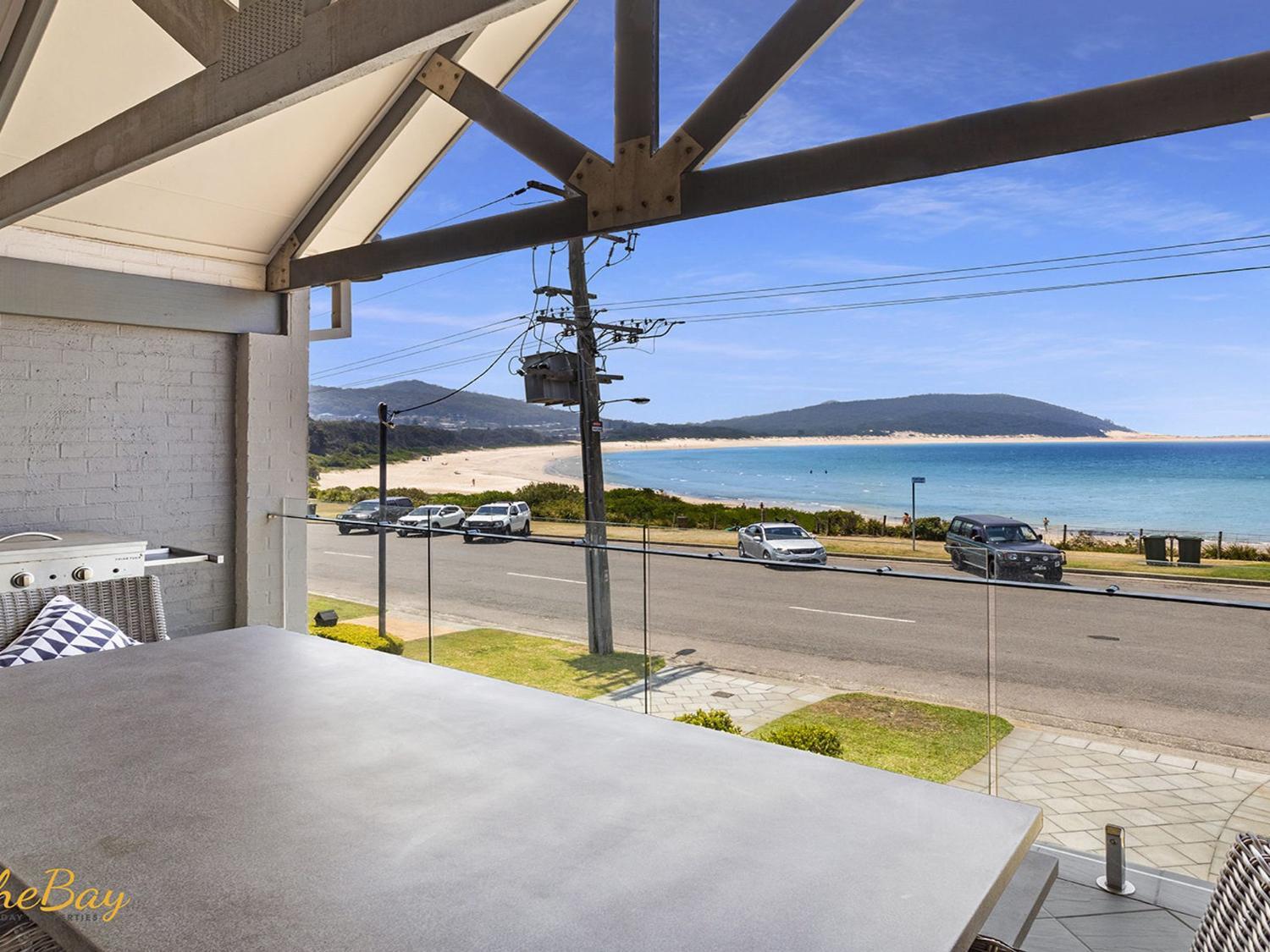 Balcony/terrace, Beach Duplex 72b Marine Dr - Fingal Bay, Port Stephens