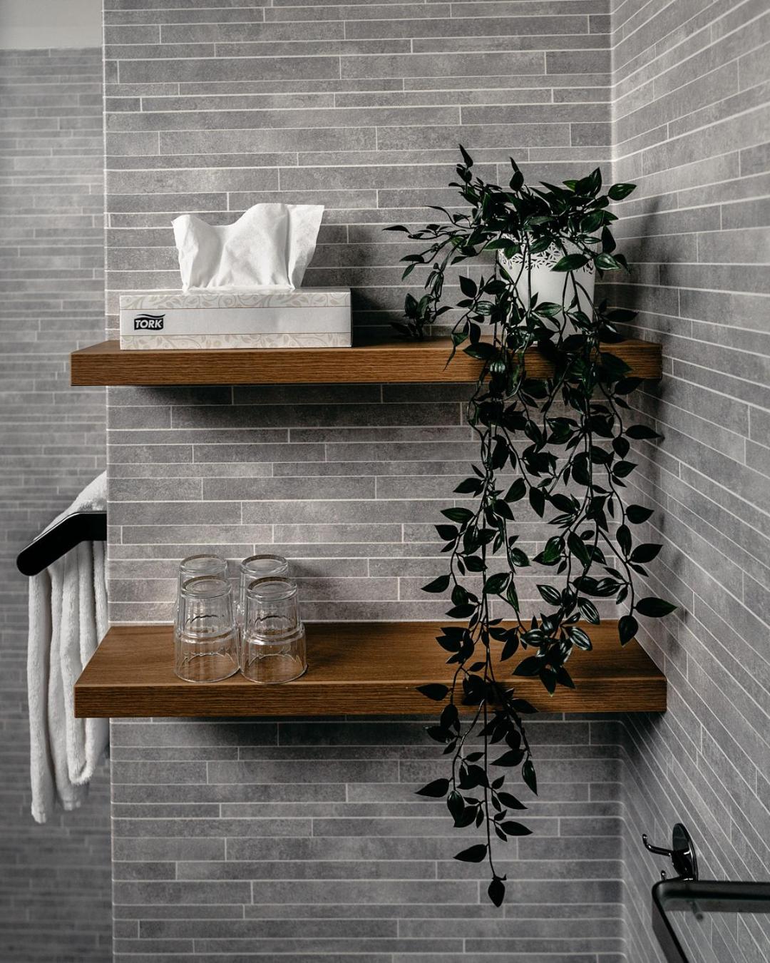 Bathroom, Hotell Bjorken, Umeå