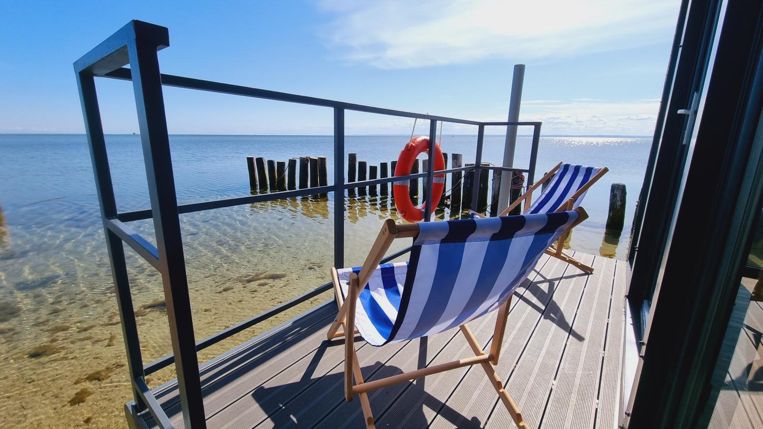 Balcony/terrace 3, Domki na wodzie Jastarnia - Houseboat, Puck