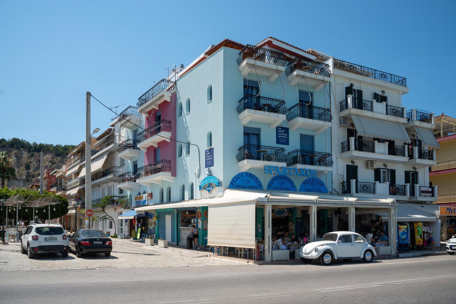 Exterior view 3, Saint Loukas Studios, Ionian Islands