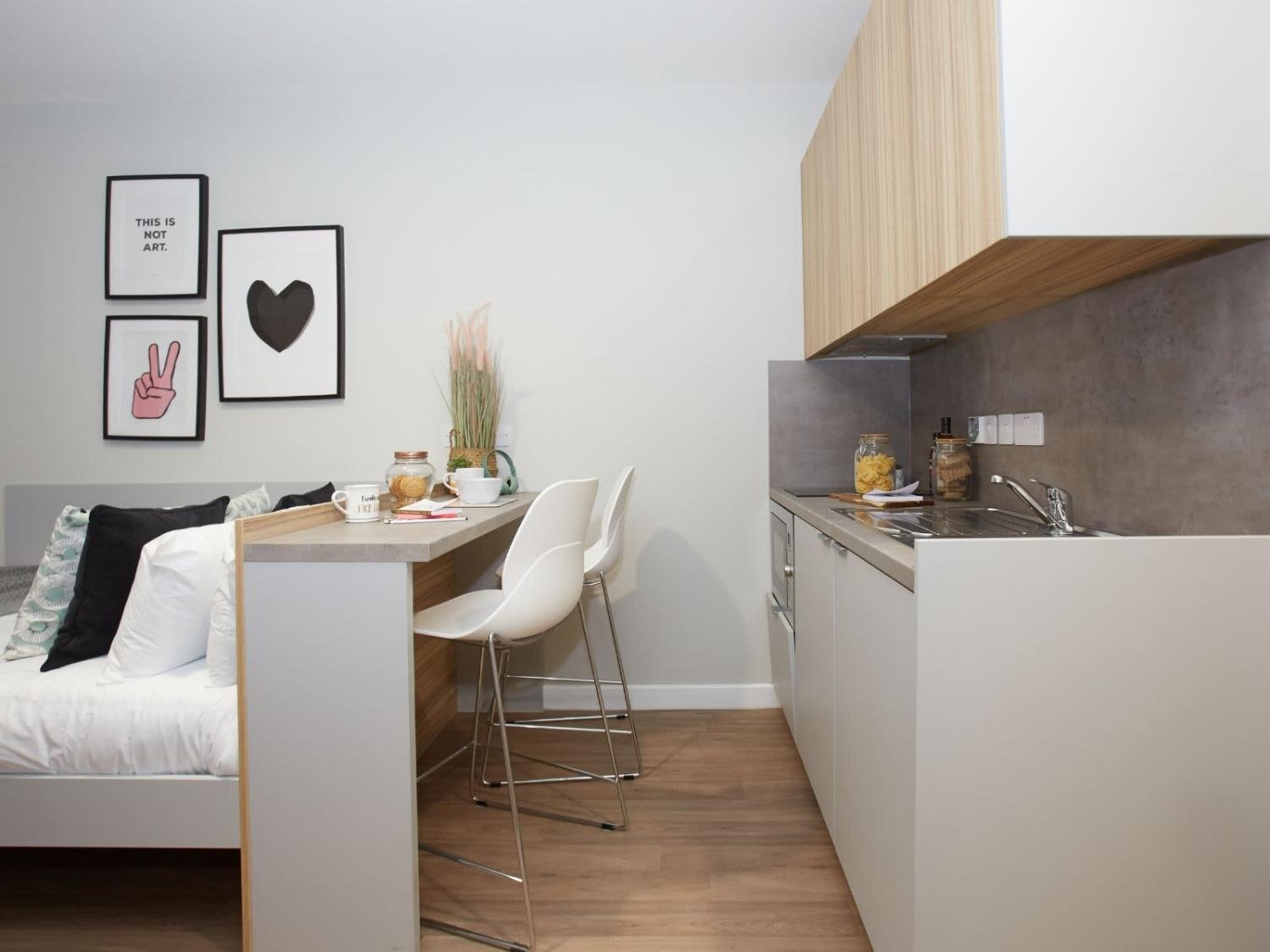Kitchen 2, For Students Only Studios and Ensuite Bedrooms at Gulson Gardens in Coventry, Coventry