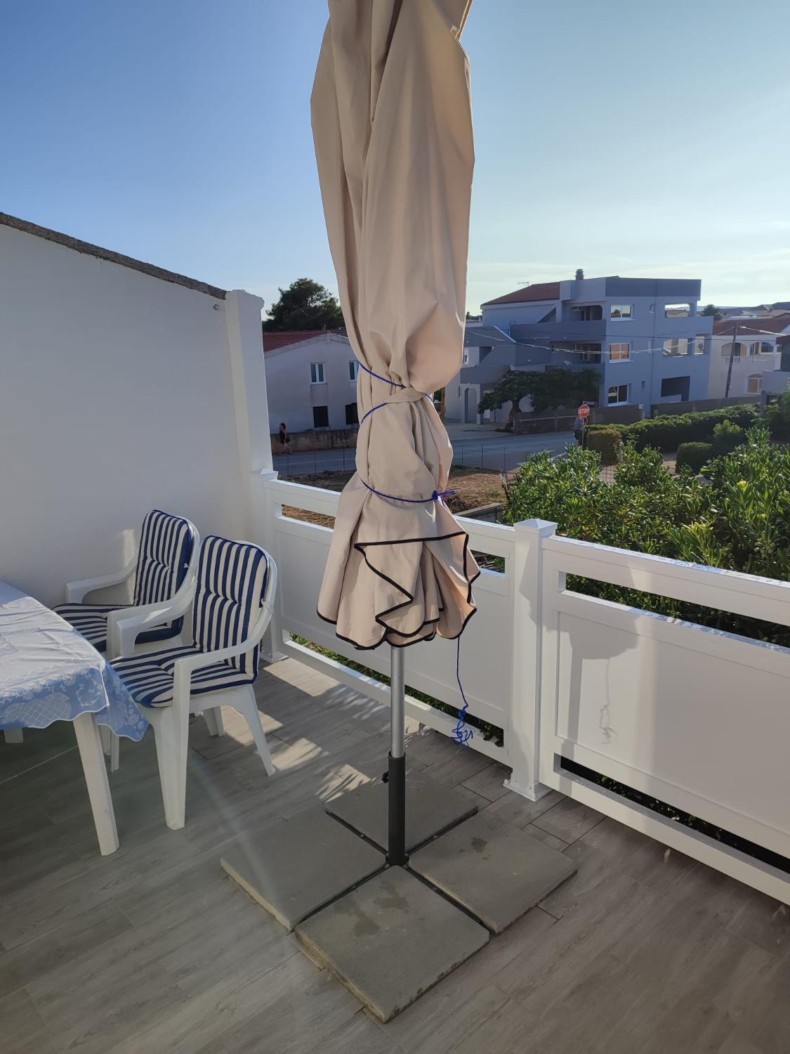 Balcony/terrace 3, Apartments Zara, Vir