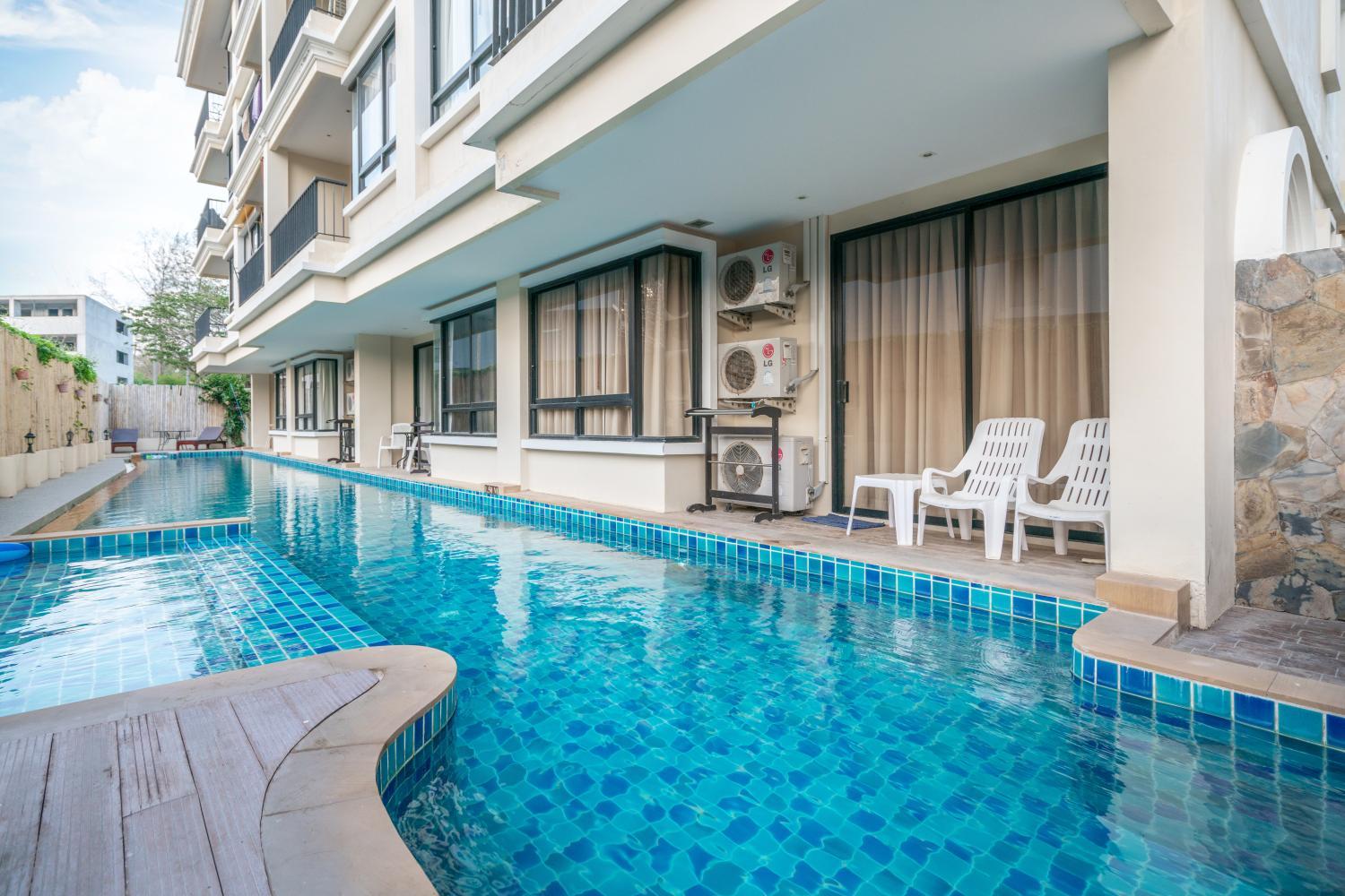 Swimming pool, The Lago Apartments, Phuket Island