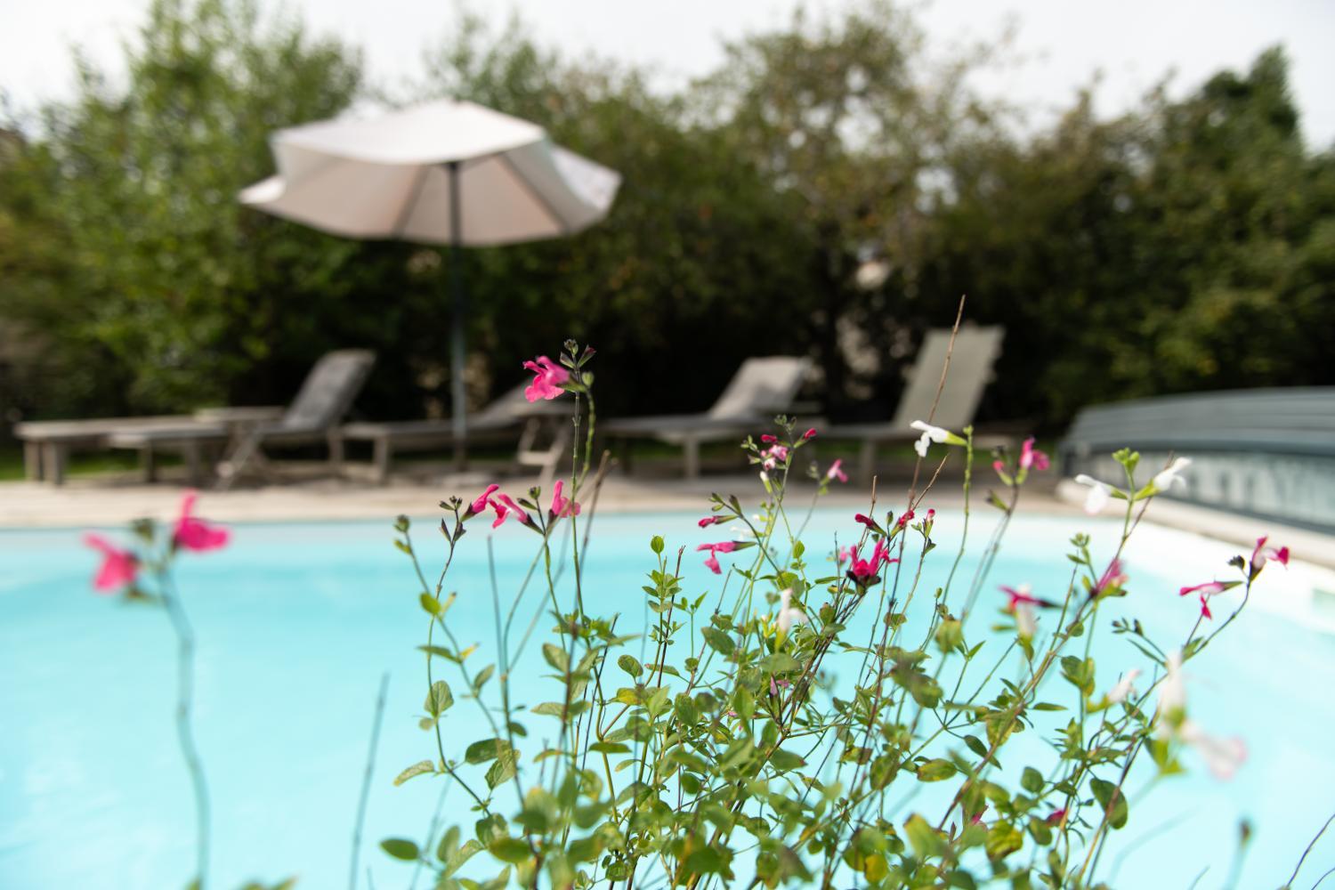 Swimming pool 5, La Jolie Longere Fleurie Lodge avec piscine et jardin, Charente-Maritime