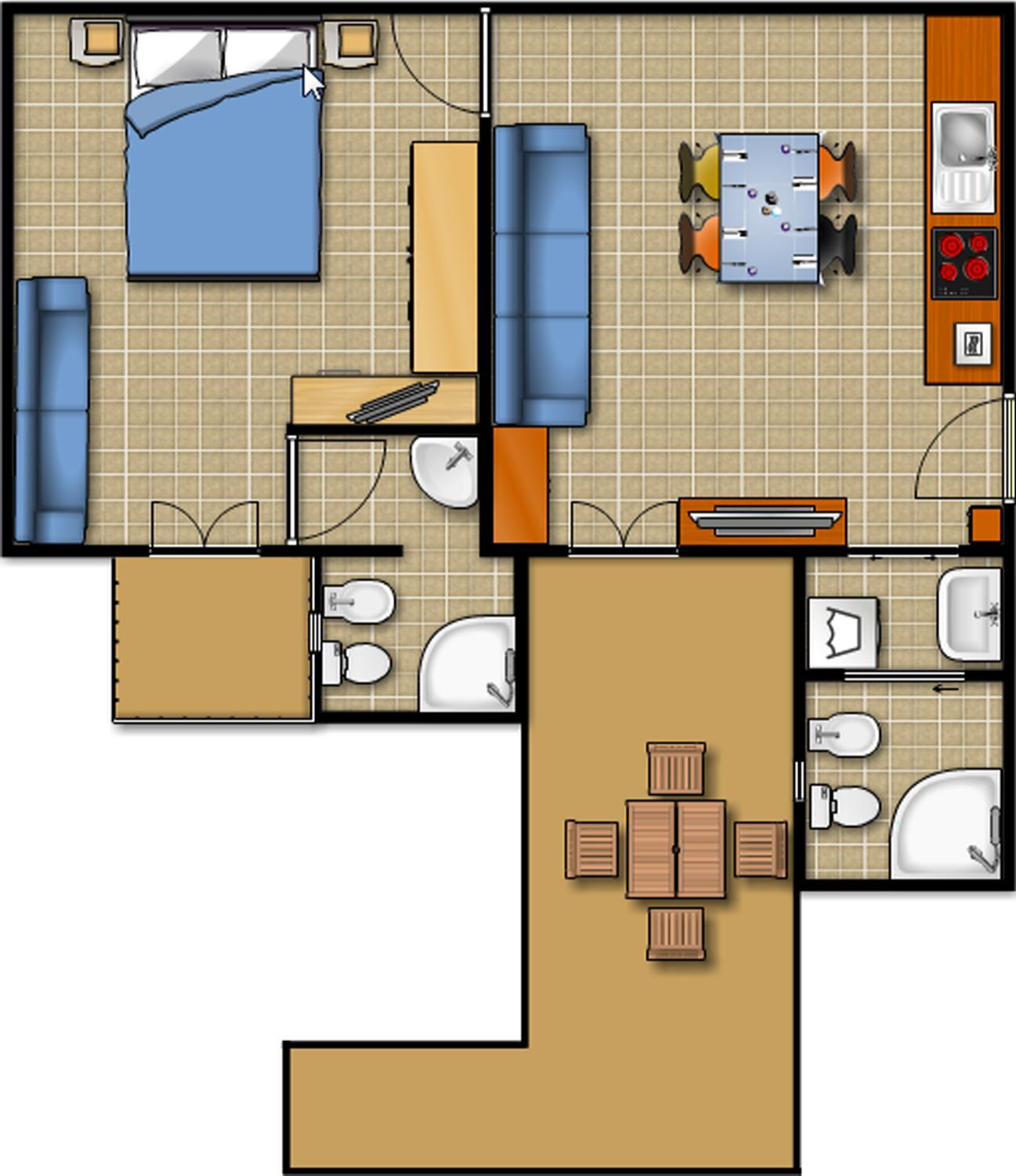 Floor plans 4, Residence Ambra, Rimini