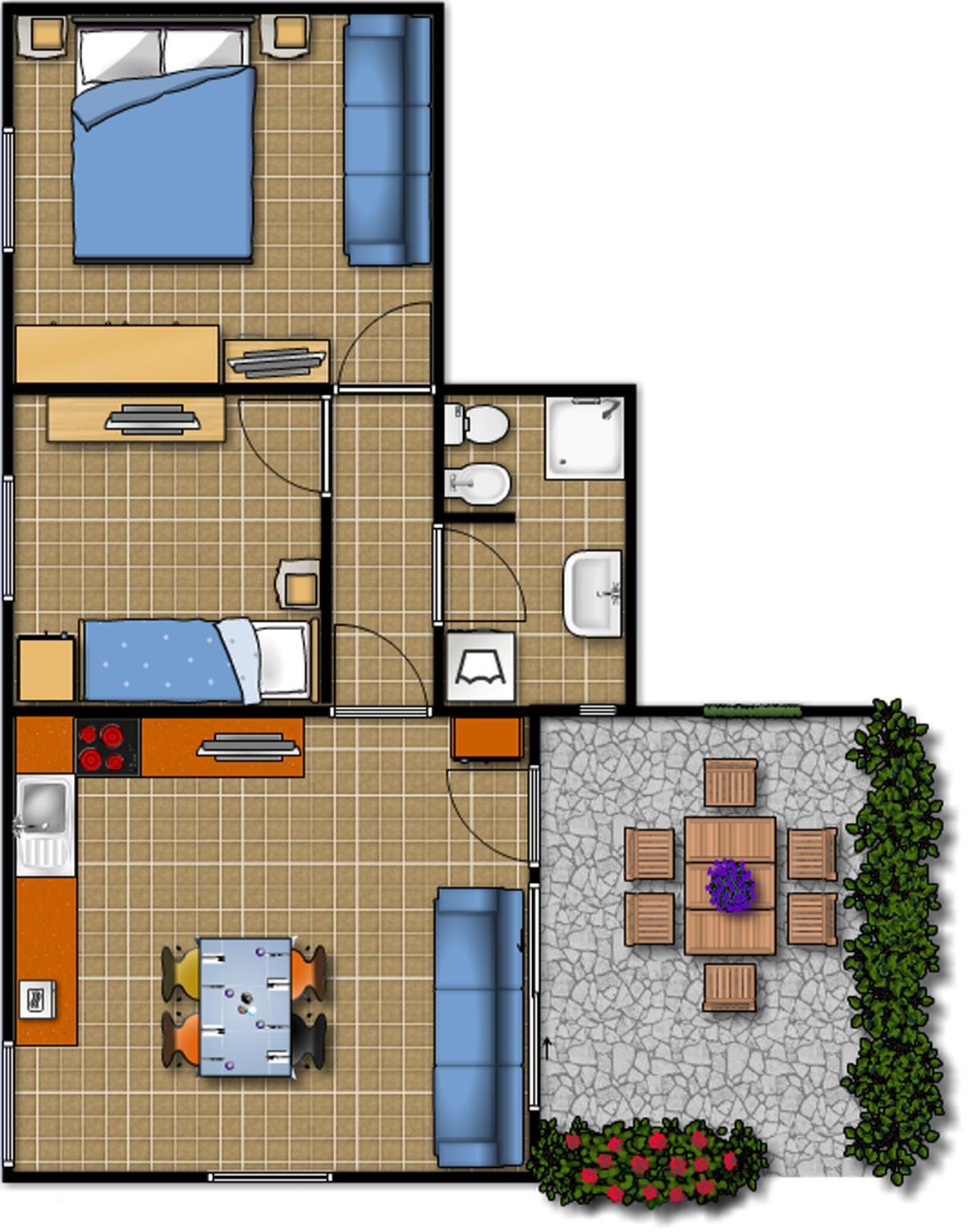 Floor plans 3, Residence Ambra, Rimini
