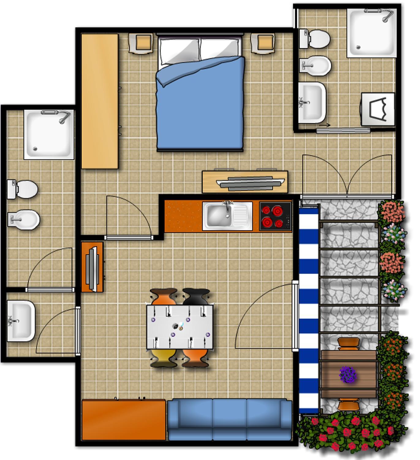 Floor plans 5, Residence Ambra, Rimini