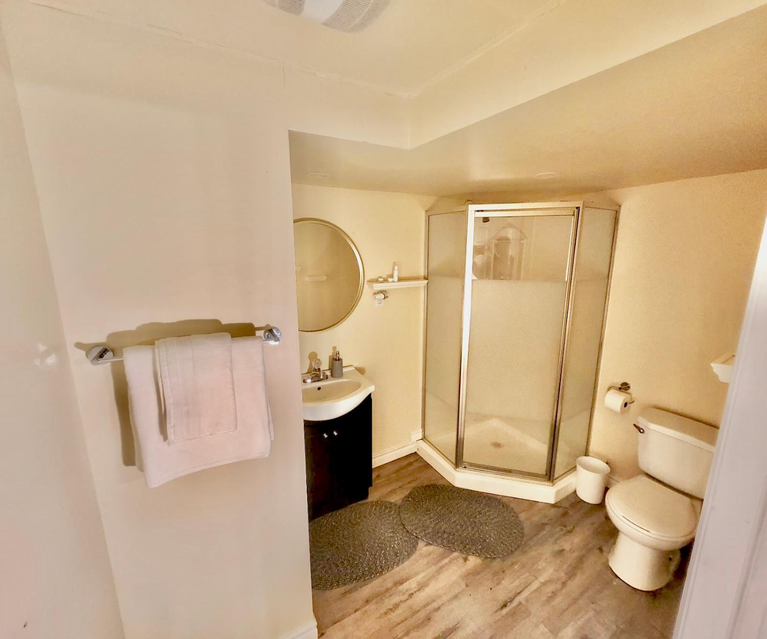 Bathroom, Cozy 2BR Basement Apt in Newmarket, York