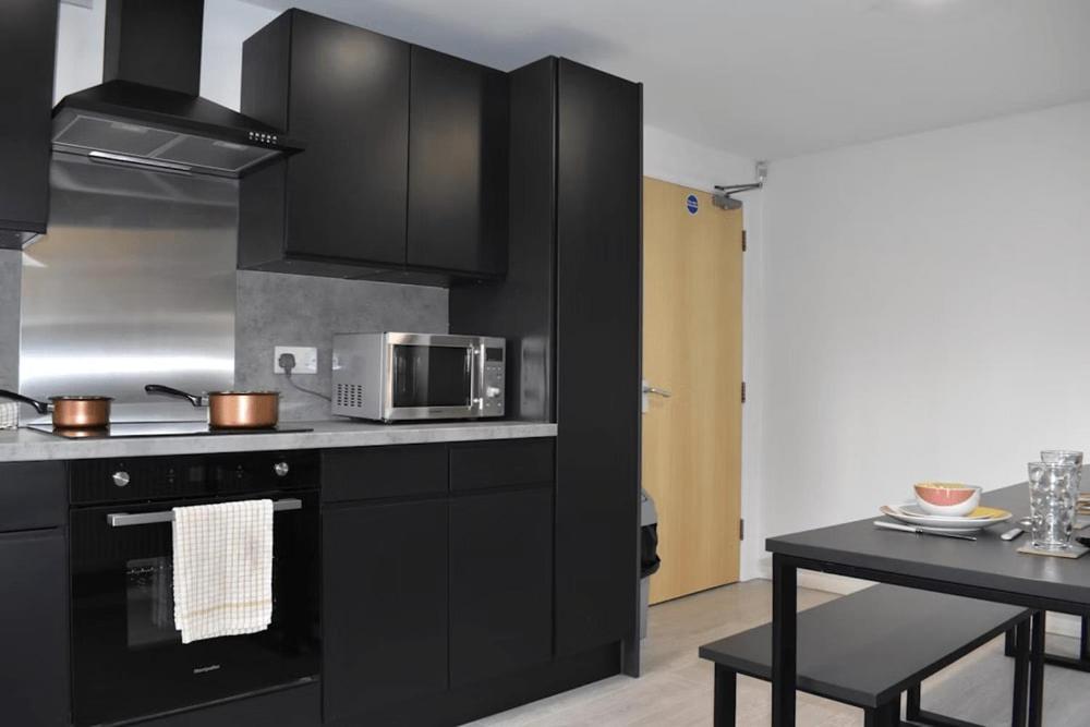 Kitchen 2, For Students Only Private Rooms with Shared Bathroom at Queens Court in Leicester, Leicester