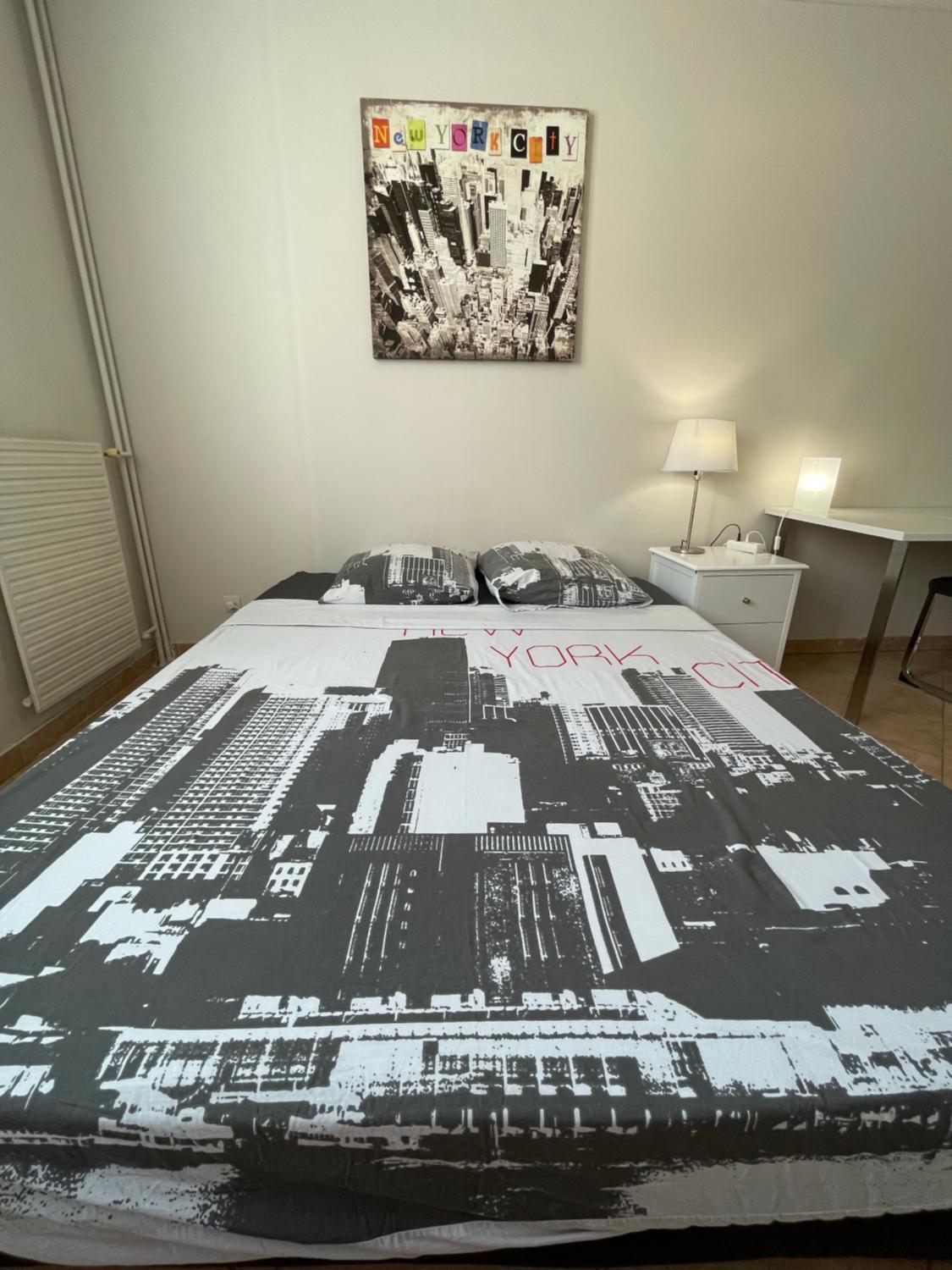 3, Chambre Privee en colocation dans un appartement Vaulx en Velin Centre, Rhône