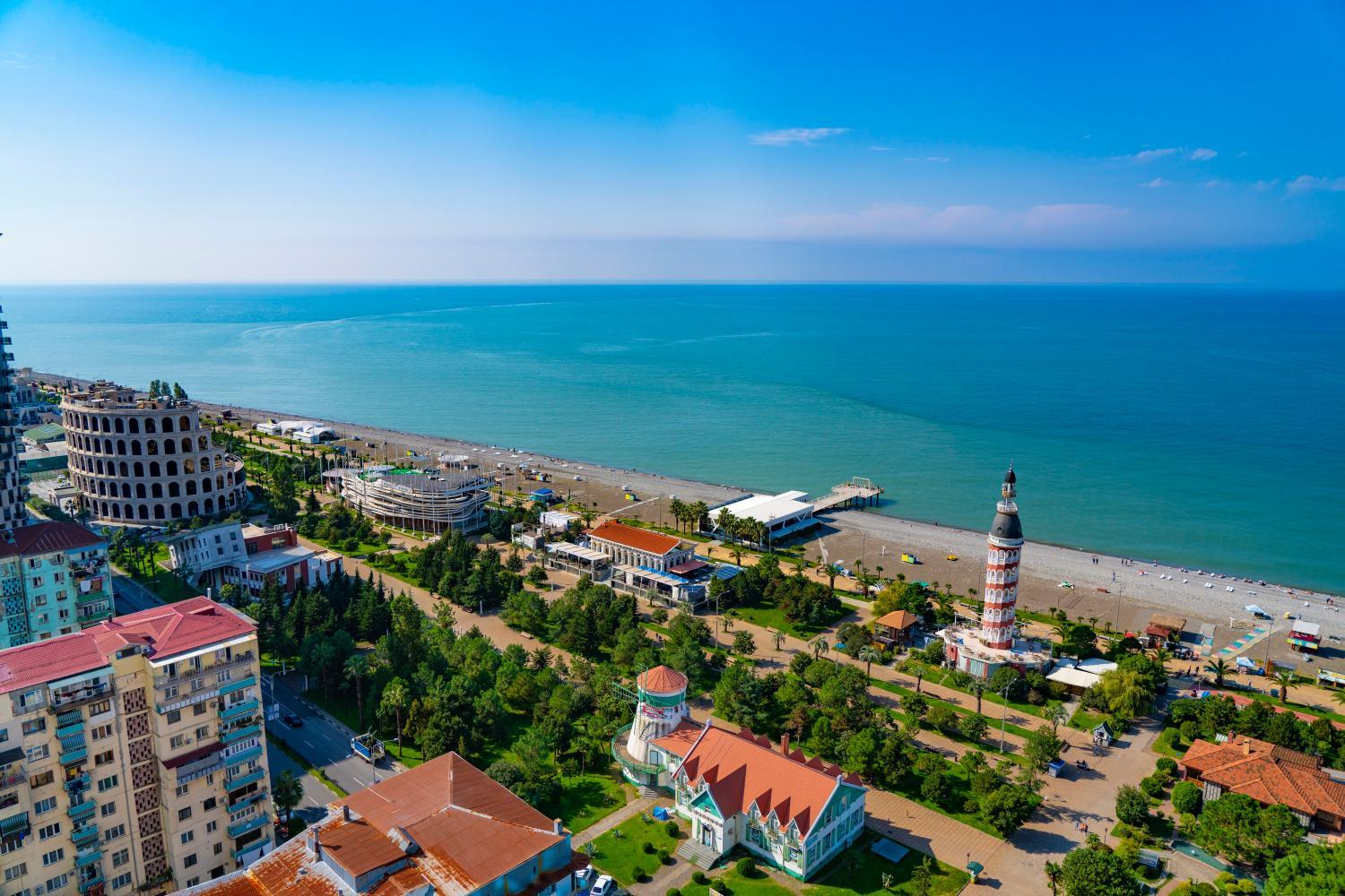 Beach 3, Panoramic Sea View from Orbi City, Batumi