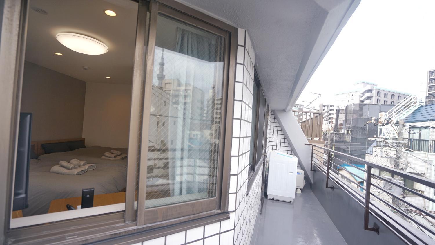 Balcony/terrace 5, TOKYO AKATSUKI HOTEL, Taitō