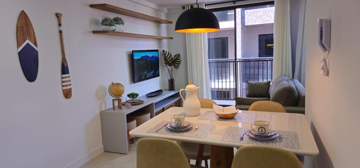 Shared lounge/TV area 4, Apto Confort - Beira mar. (Super novo!), João Pessoa