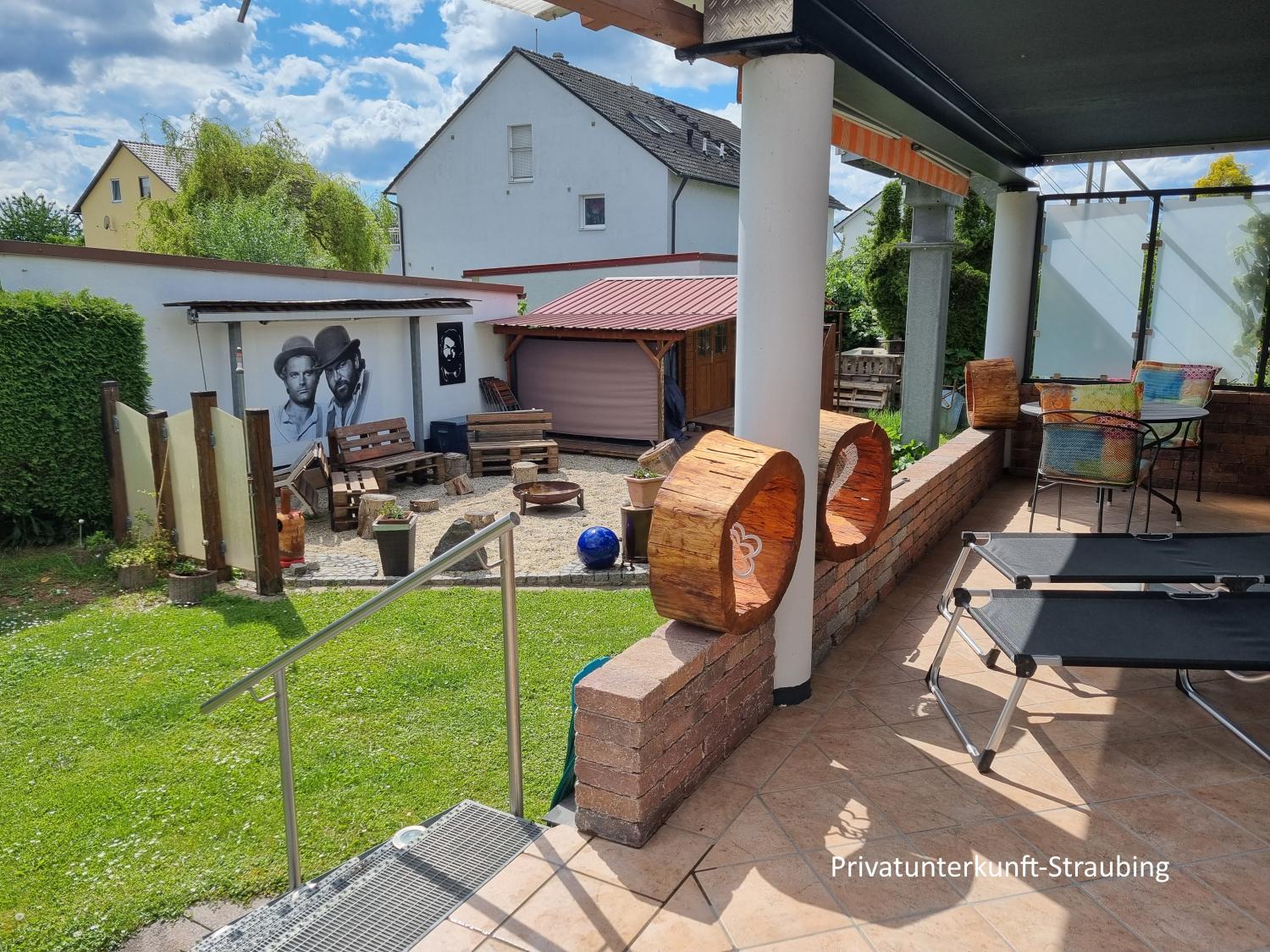 Balcony/terrace 1, Privatunterkunft Straubing, Straubing