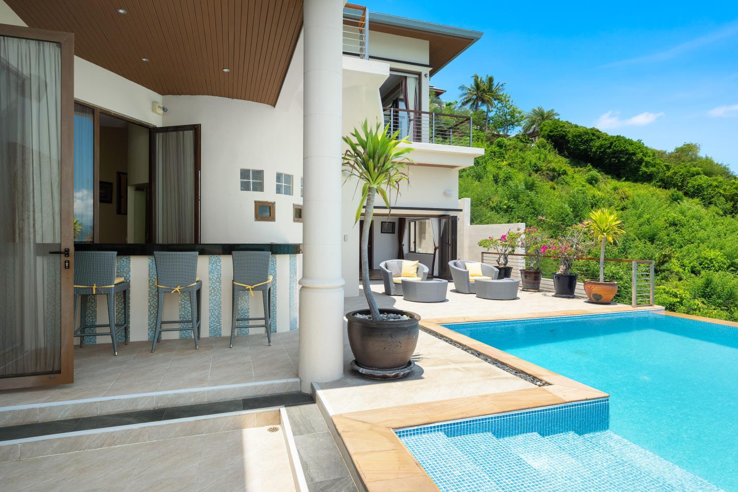 Balcony/terrace 5, Villa Azure 3BR Escape with Infinity Pool, Ko Samui