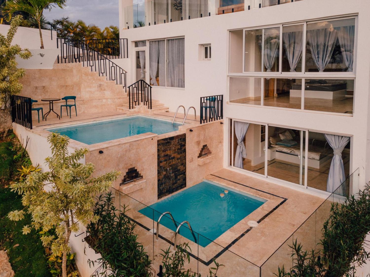 Swimming pool, Villa en las montanas con vista panoramica al mar, Las Terrenas