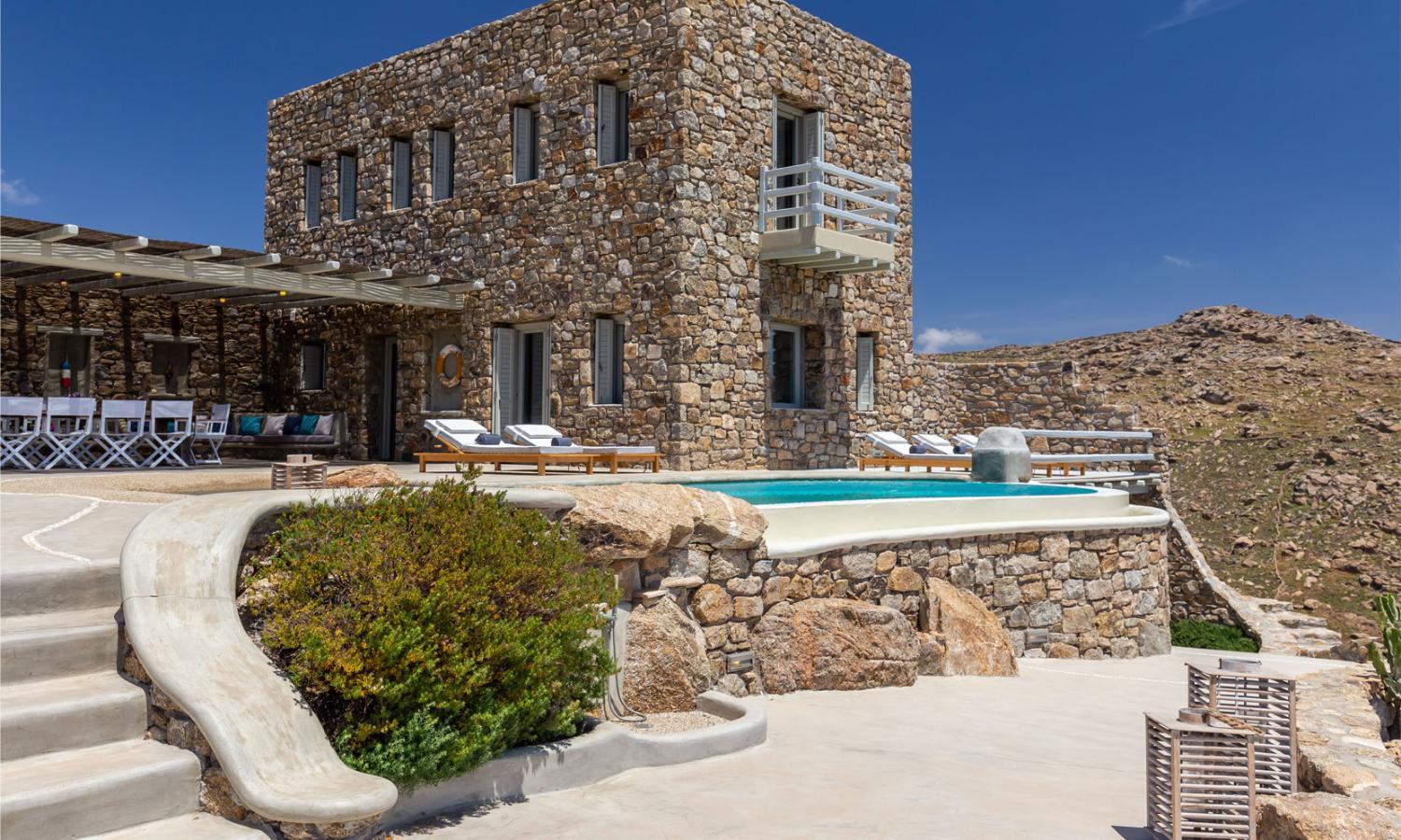 Exterior view 3, Lagoon Villa Mykonos, South Aegean