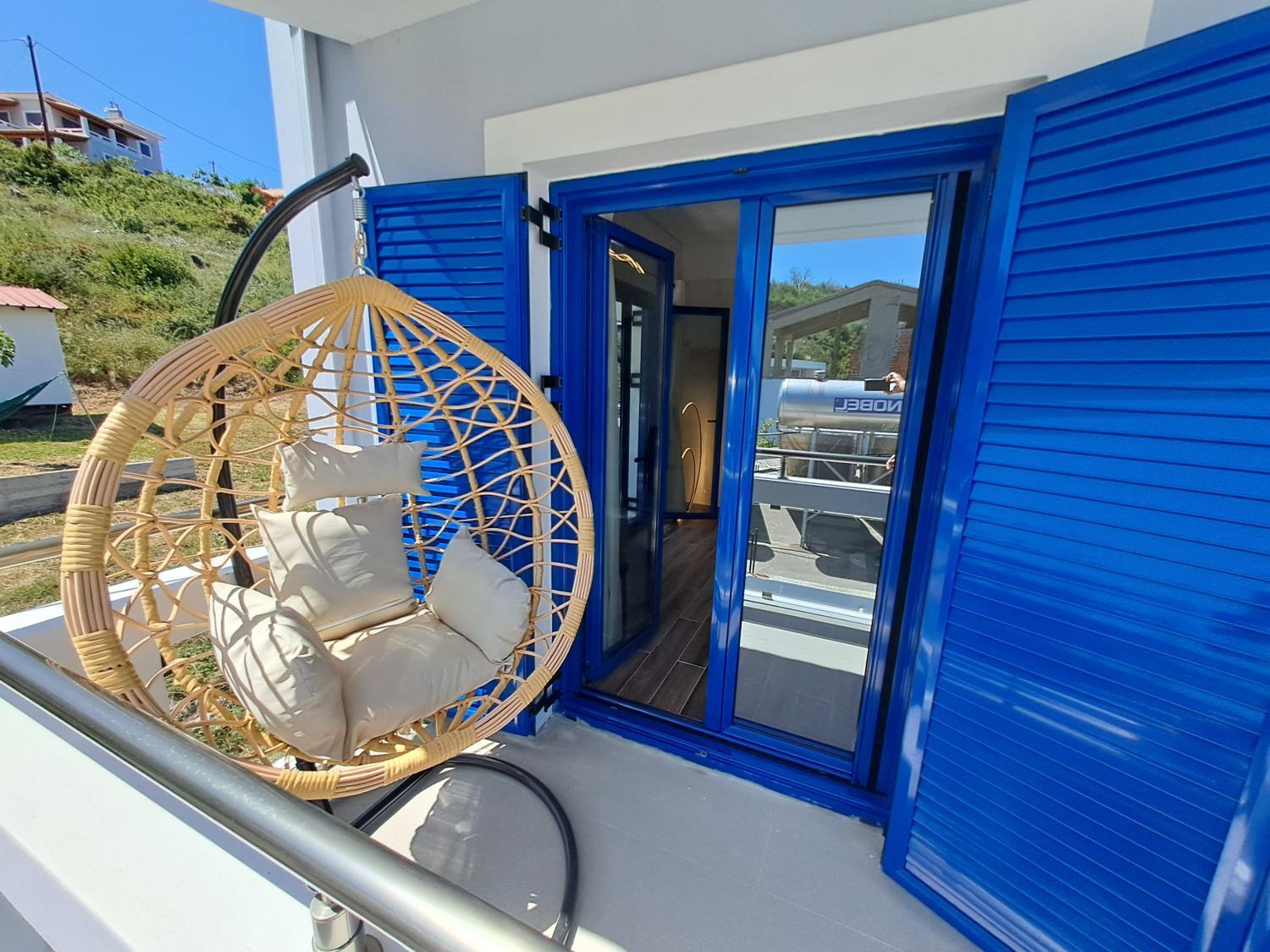 Balcony/terrace 2, Aegean Apartments, Central Greece