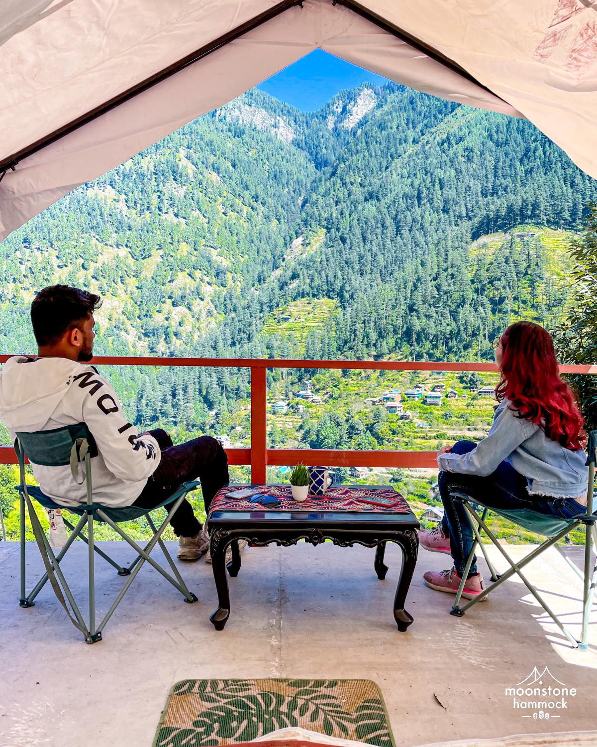 Balcony/terrace, Peace out by Moonstone Hammock, Kullu