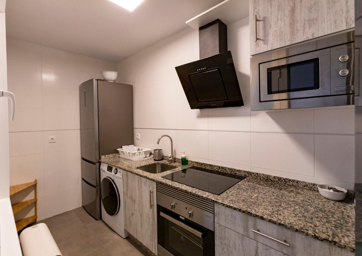 Kitchen, MSuites Catedrales, Lugo