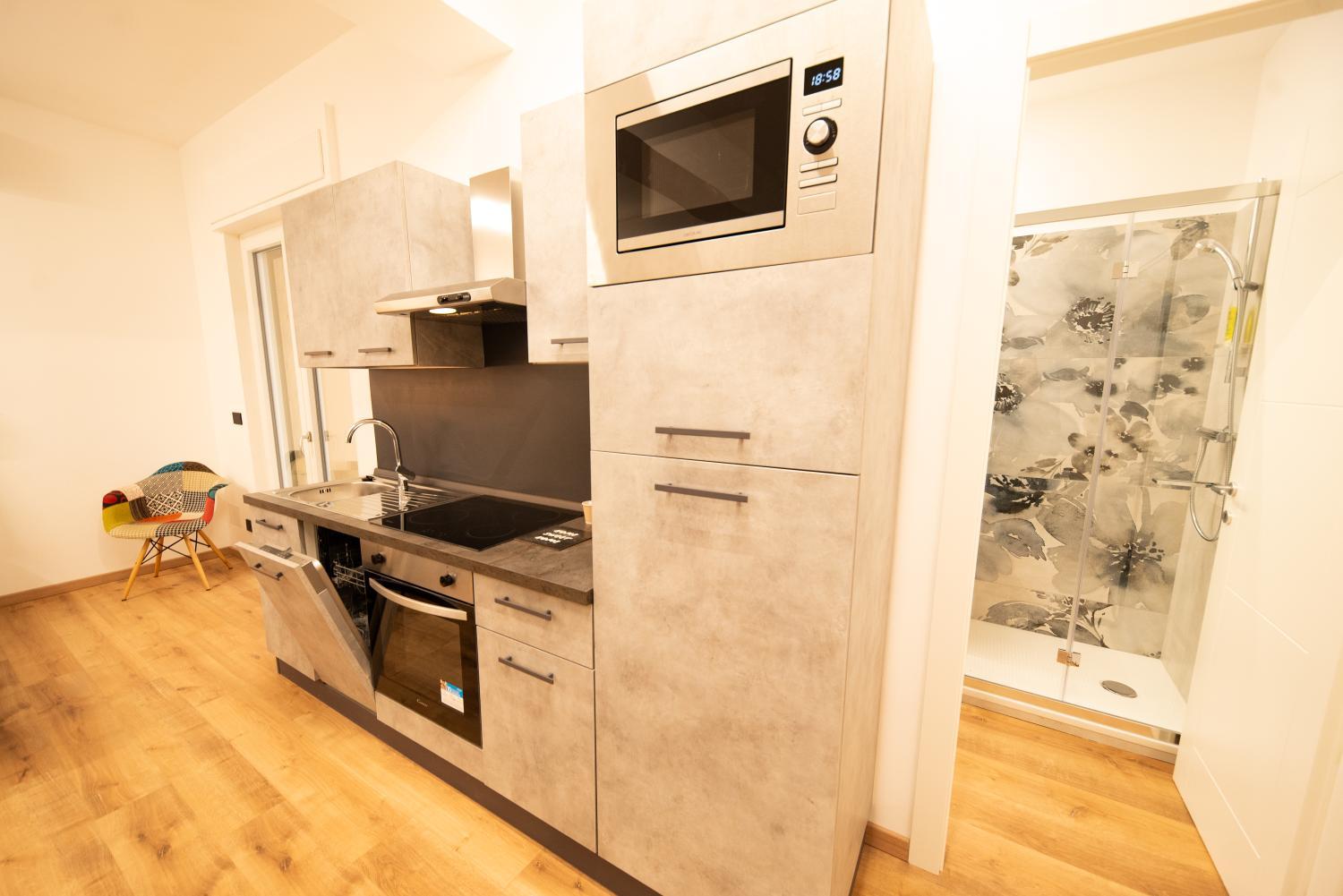 Kitchen 1, Giulia Apartments, Genova