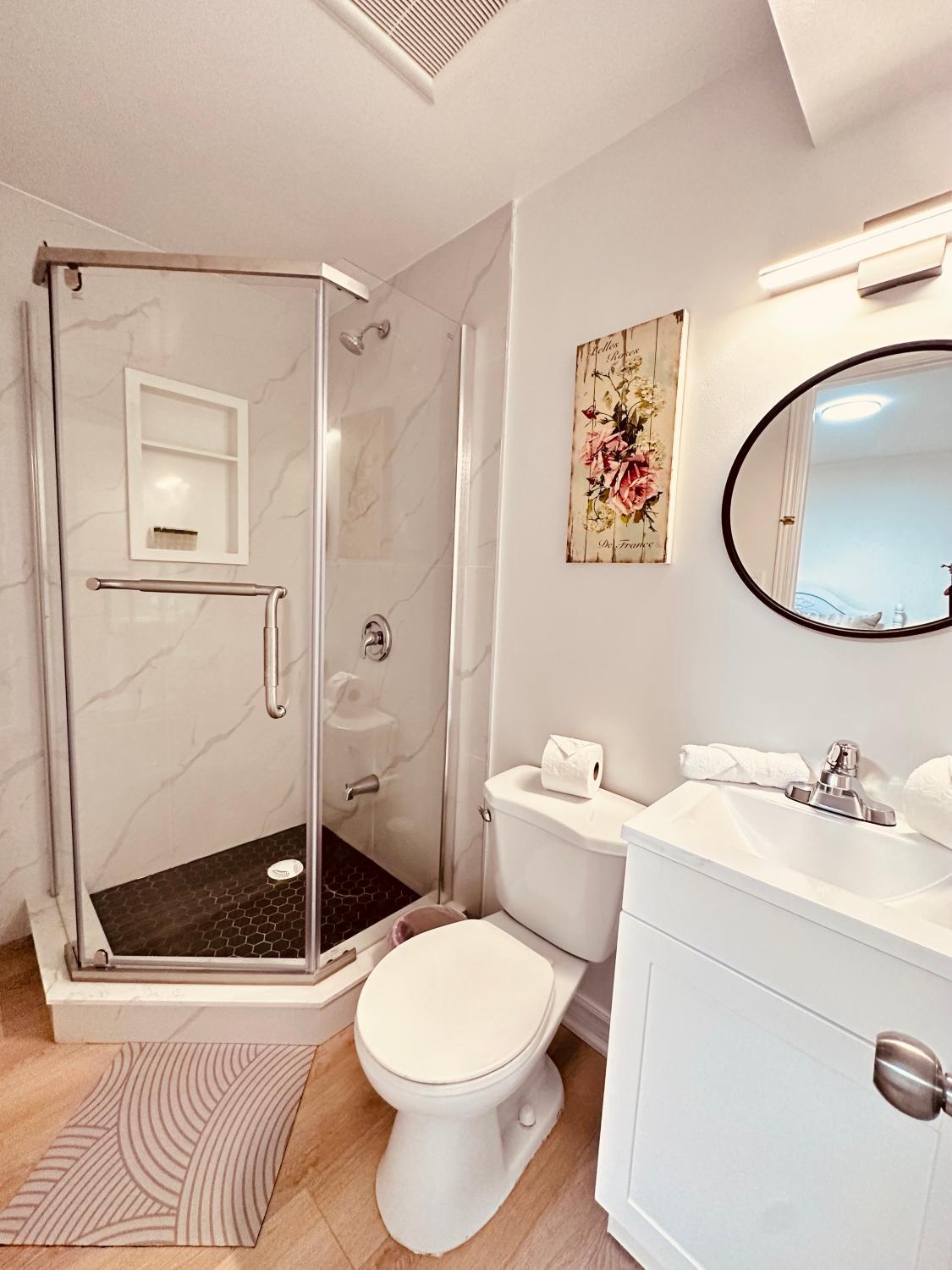 Bathroom 3, ViHome-79-Basement Room near Kennedy Pacific Place, York