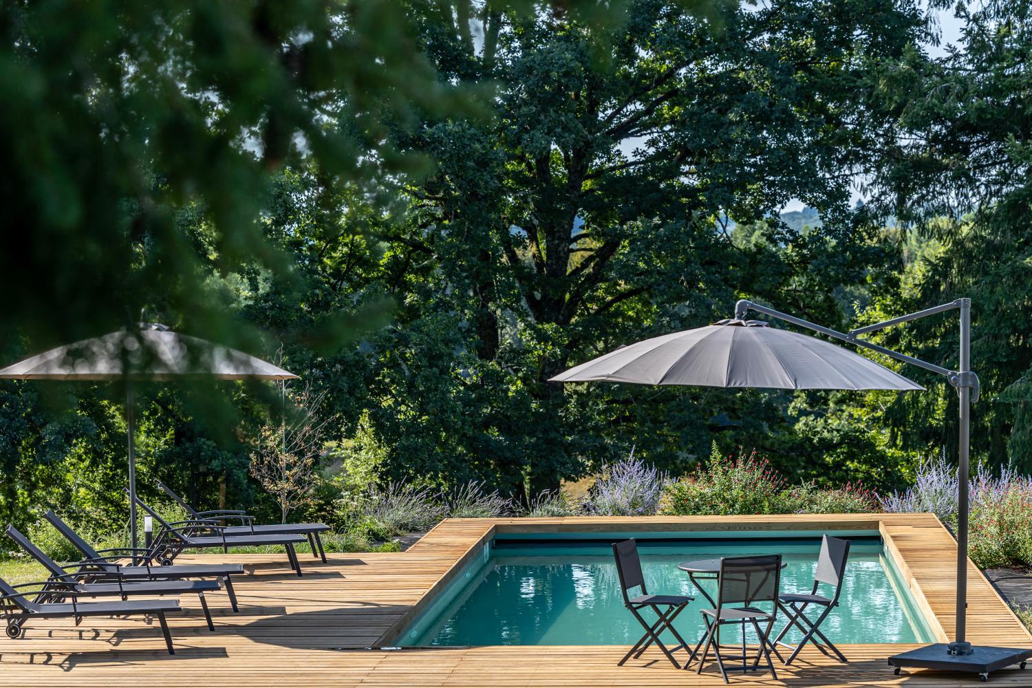 Swimming pool, Domaine de La Clauzure, Corrèze