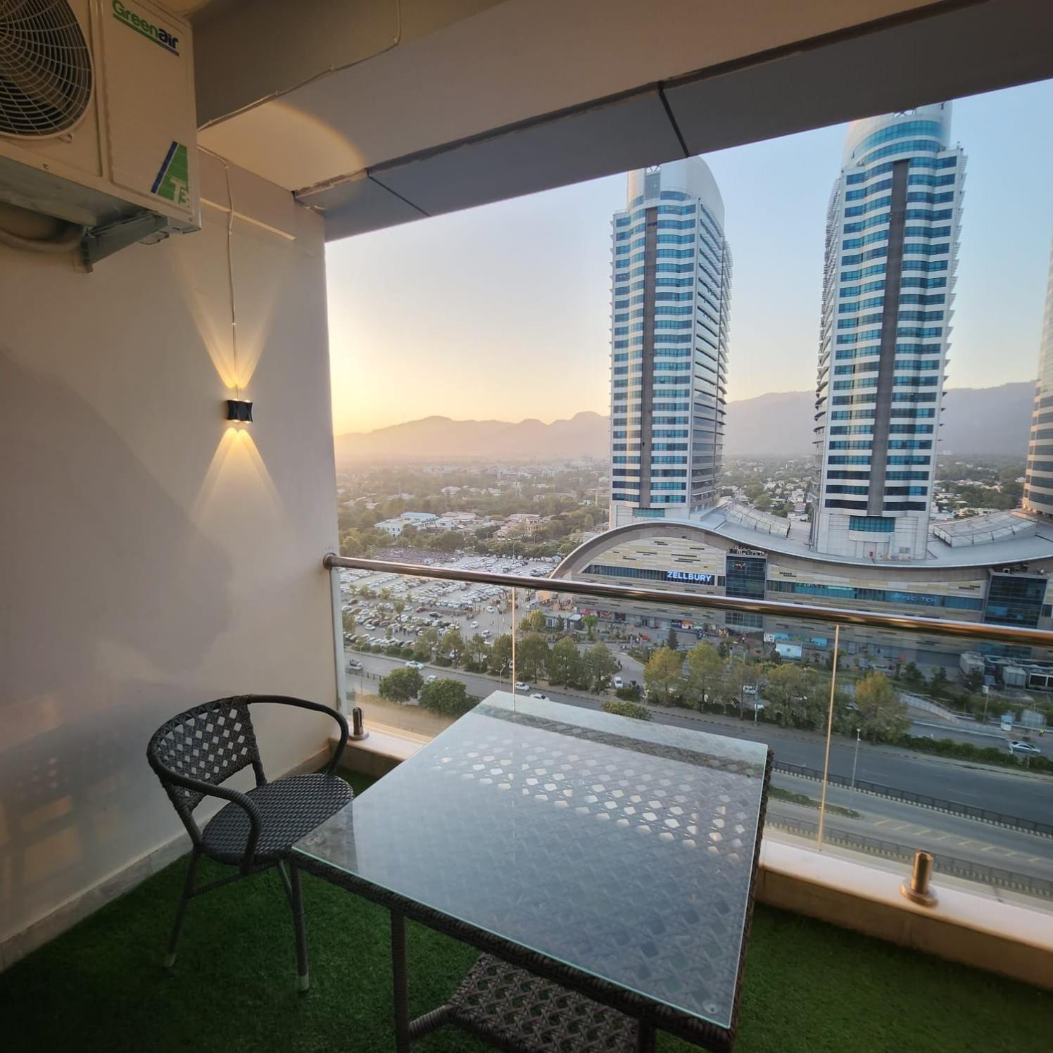 Balcony/terrace 5, Capital Elysium Retreat Luxurious Apartments facing Margalla & Centaurus Mall Islamabad View By Skyl, Islamabad