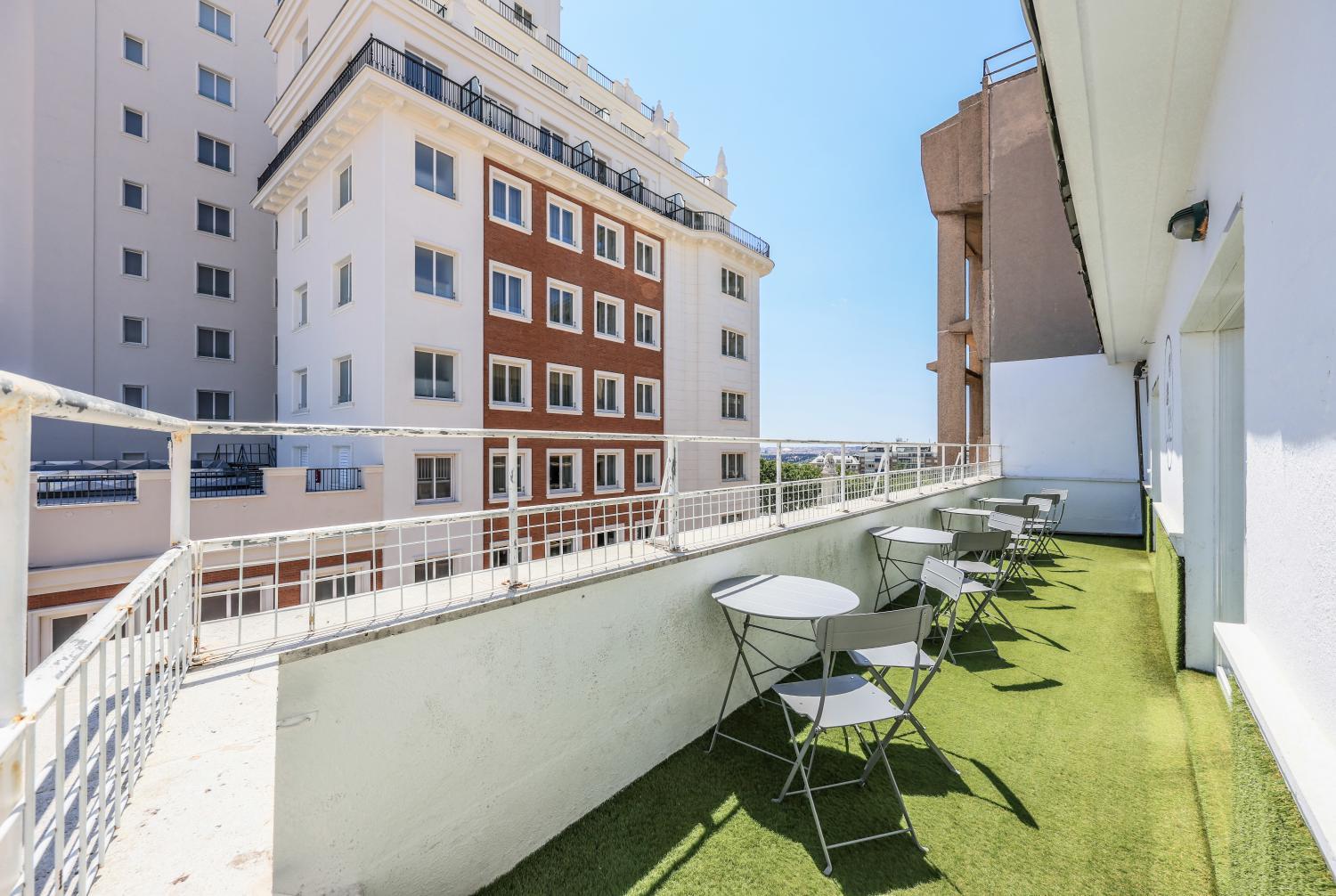 Balcony/terrace 2, Habs Plaza Espana -Bano privado-No Aire Acondicionado-, Madrid