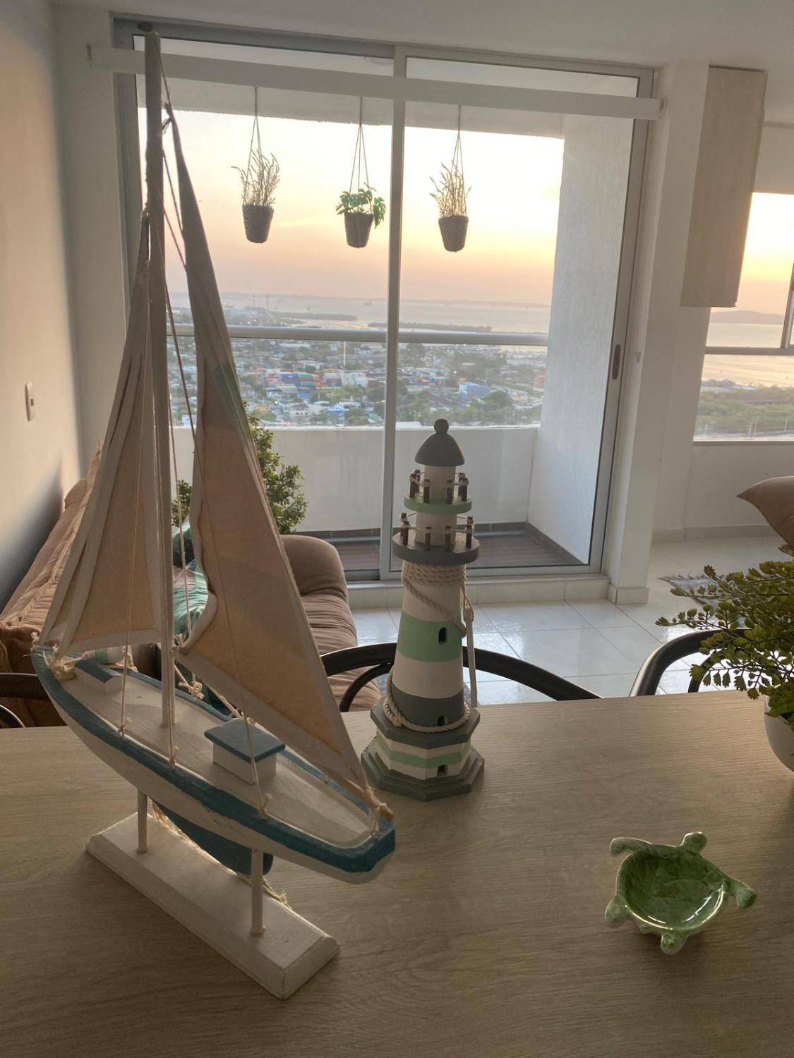 4, Reluciente y acogedor Apartamento de dos cuartos, Cartagena de Indias