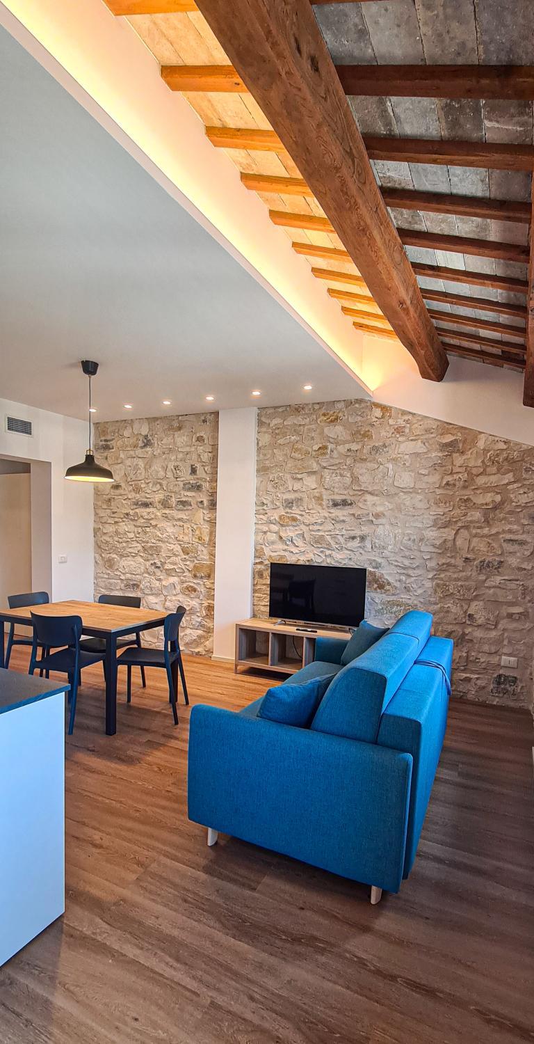 Shared lounge/TV area, Civico134, Ancona