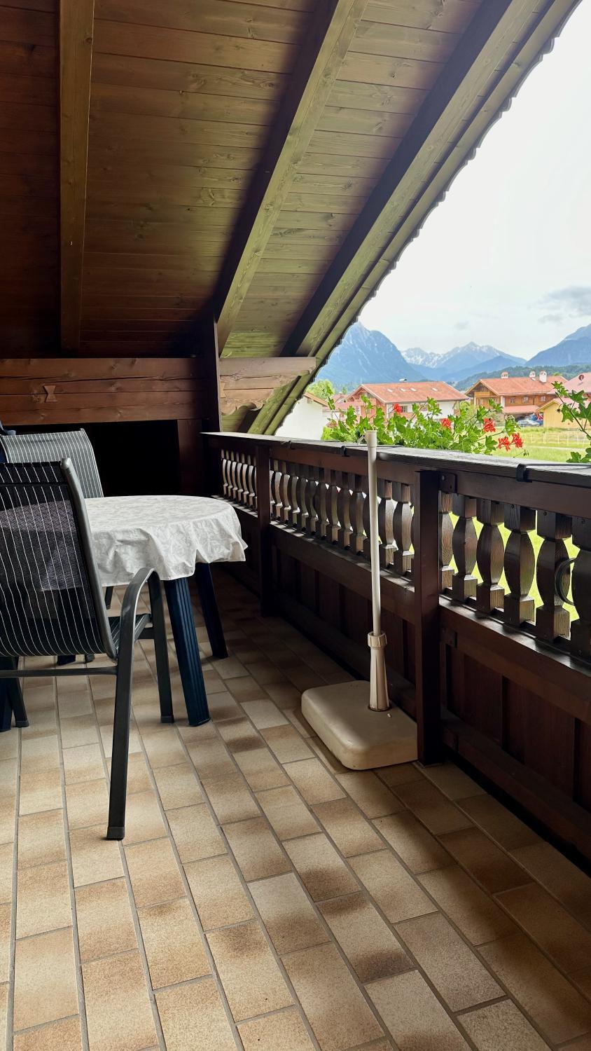 Balcony/terrace, Ferienwohnungen Alpina, Garmisch-Partenkirchen