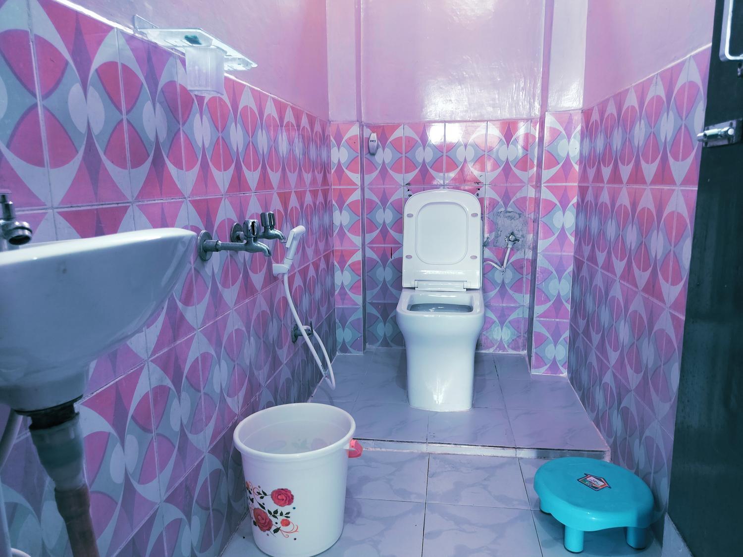 Bathroom, Raj Lakshmi Sadan Ayodhya, Faizabad