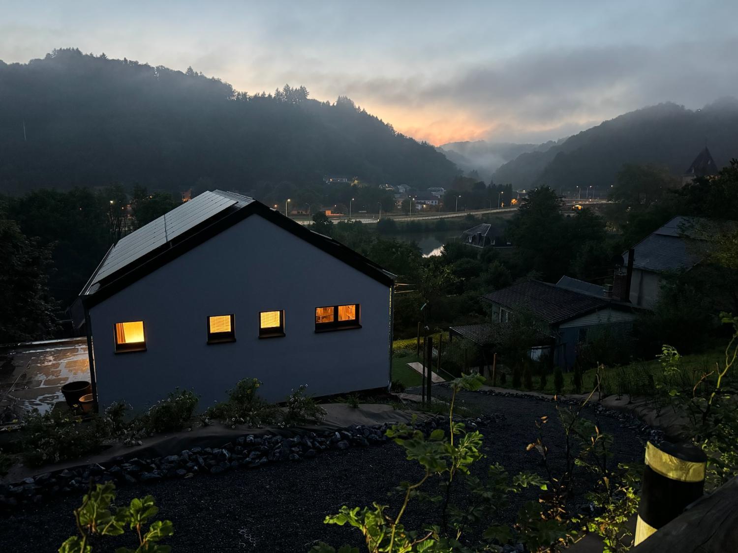 Exterior view 3, Meuse Cottage, Namur
