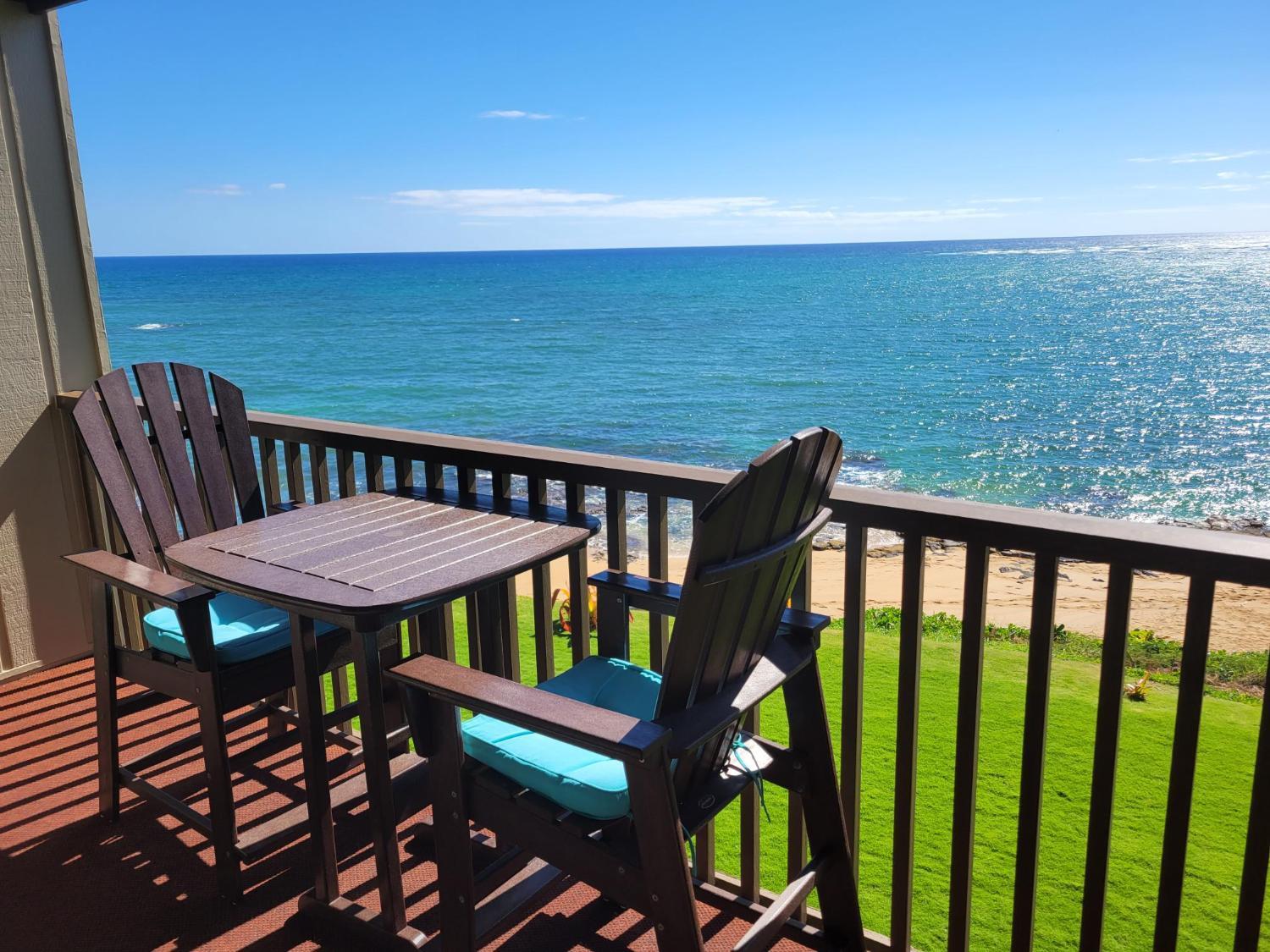3, Stunning Oceanfront Condo - The Seashore Hideaway, Wailua Bay View, Unit 208, Kapaa, Kauai