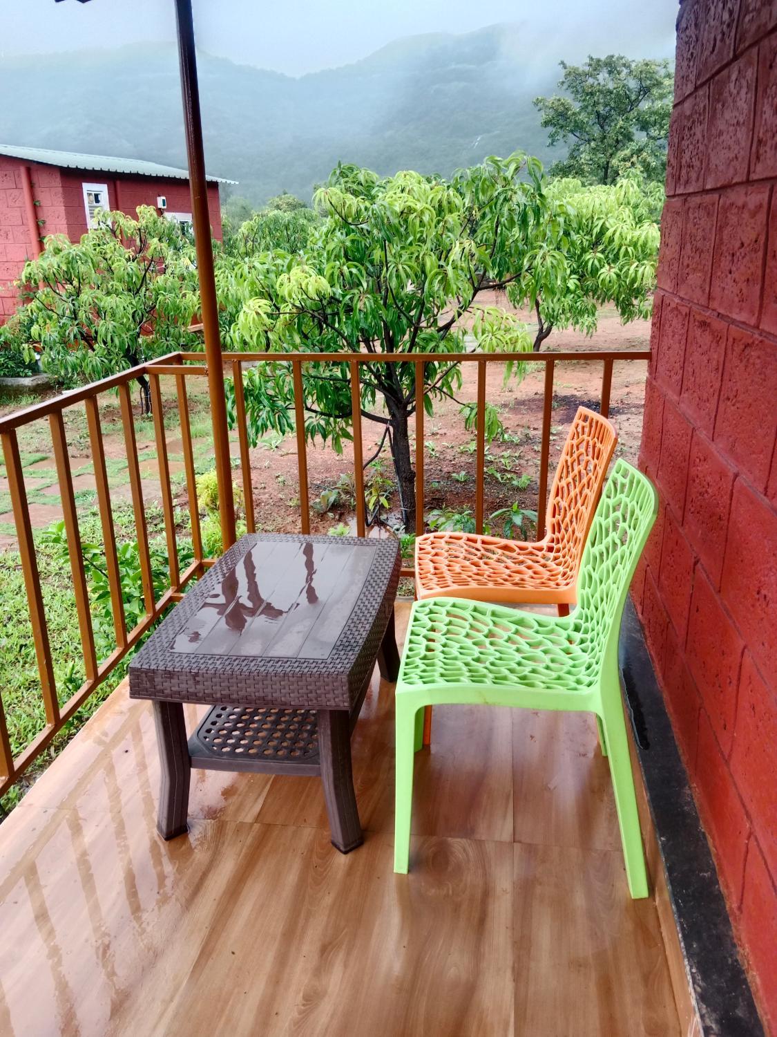 Balcony/terrace, Wild Flower Agro Resort, Pune