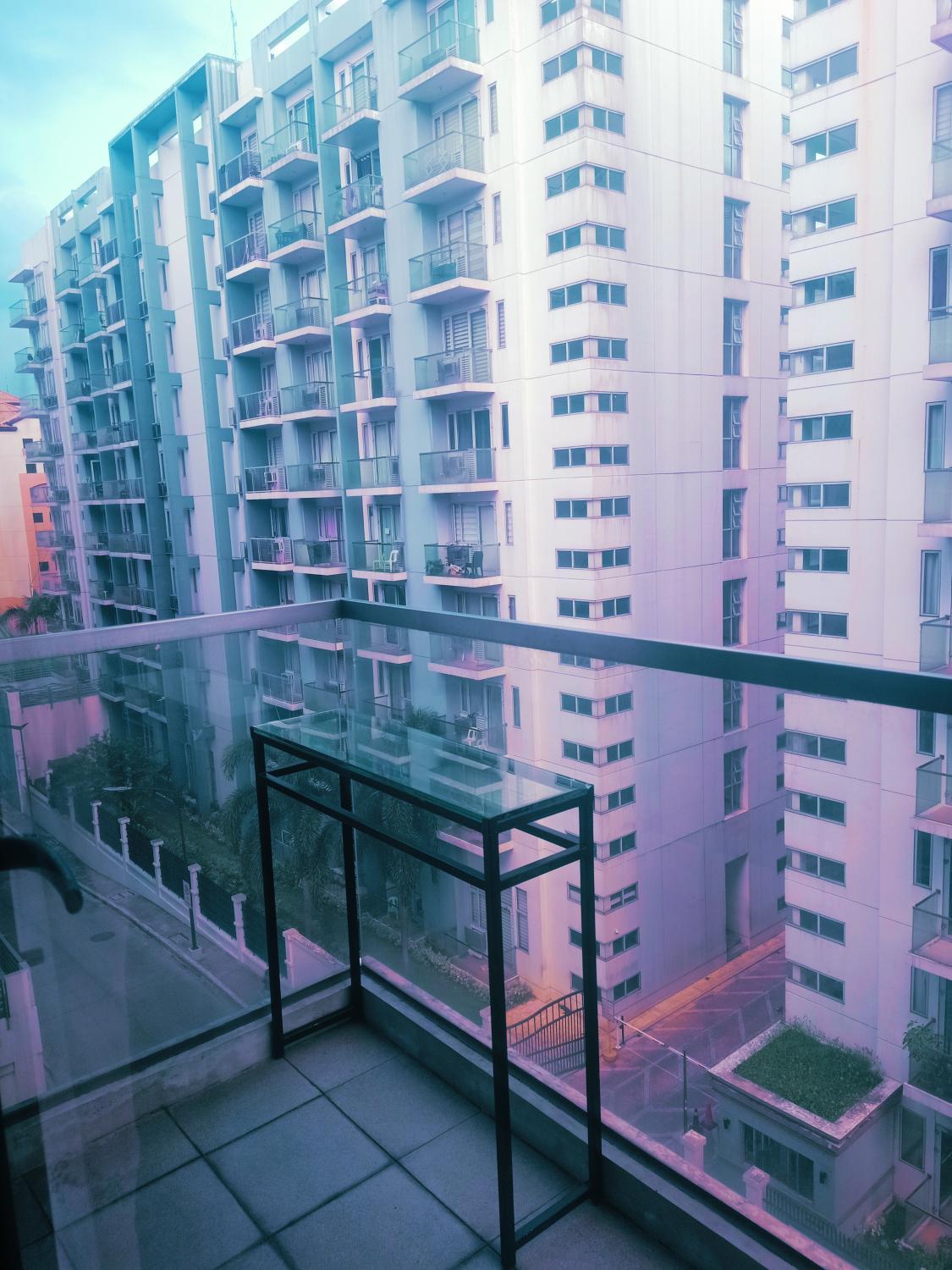 Balcony/terrace, Affordable CondoTel Apartment Near NAIA Airport, Pasay City