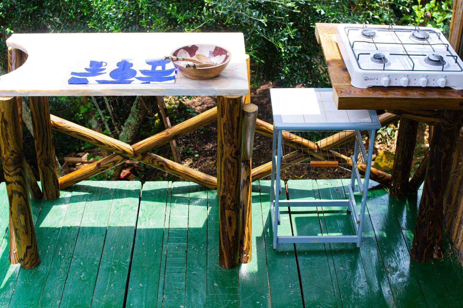 Kitchen 2, Secluded Wooden Cabin, Sintra